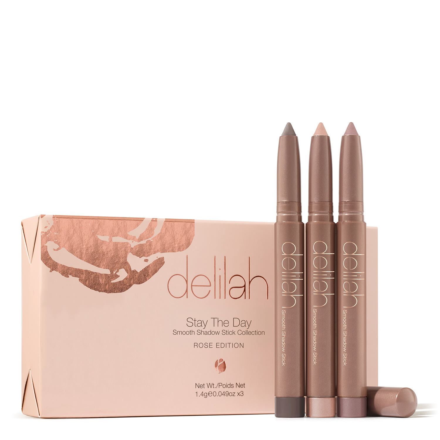 Stay The Day - Rose Edition | Smooth Shadow Stick Collection | One Size | Delilah