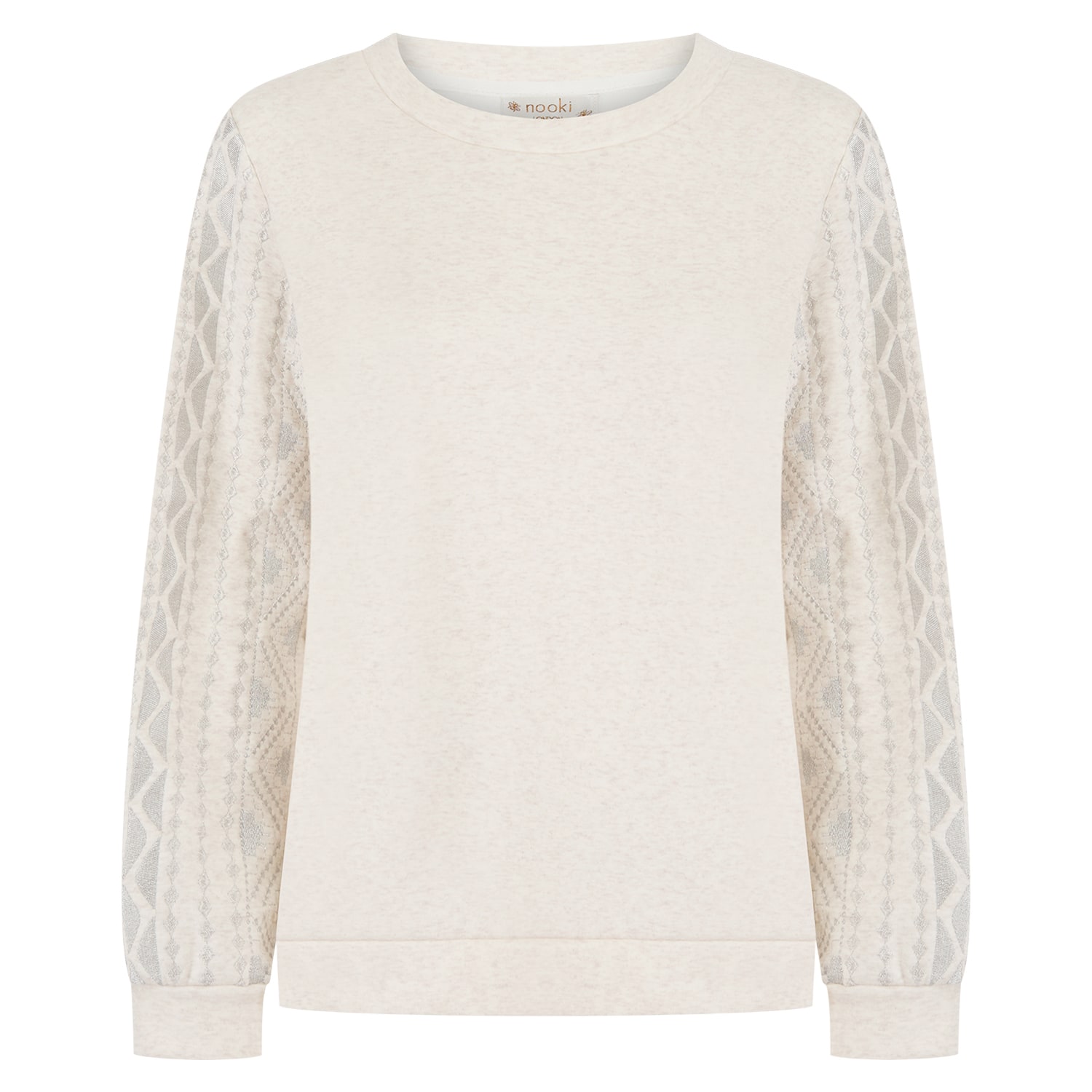 Nooki Design Women's White Annabelle Sweater In Cream In White