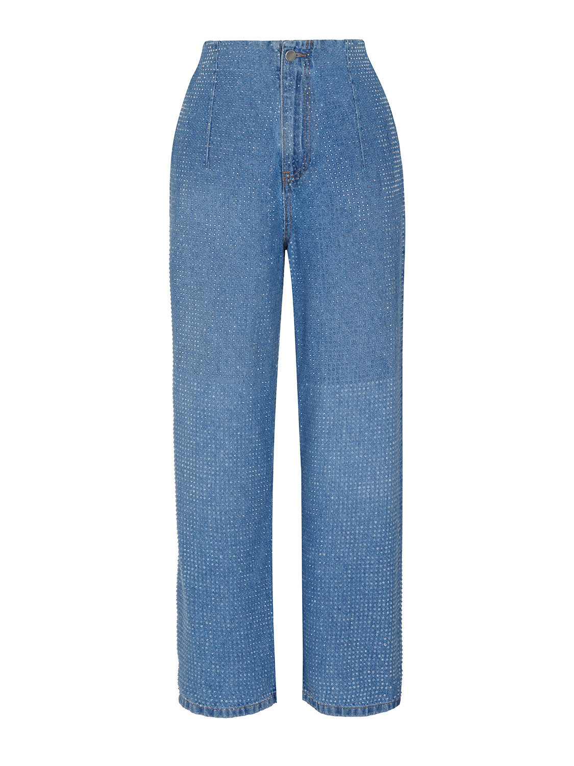 Blue Sparkly Mom Jeans Extra Large Nocturne