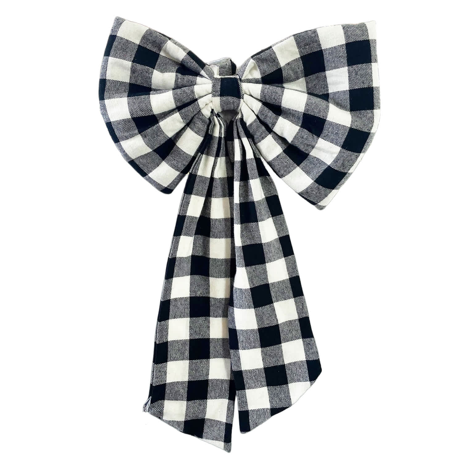 The Well Worn Black / White The Charlotte Gingham Bow In Multi
