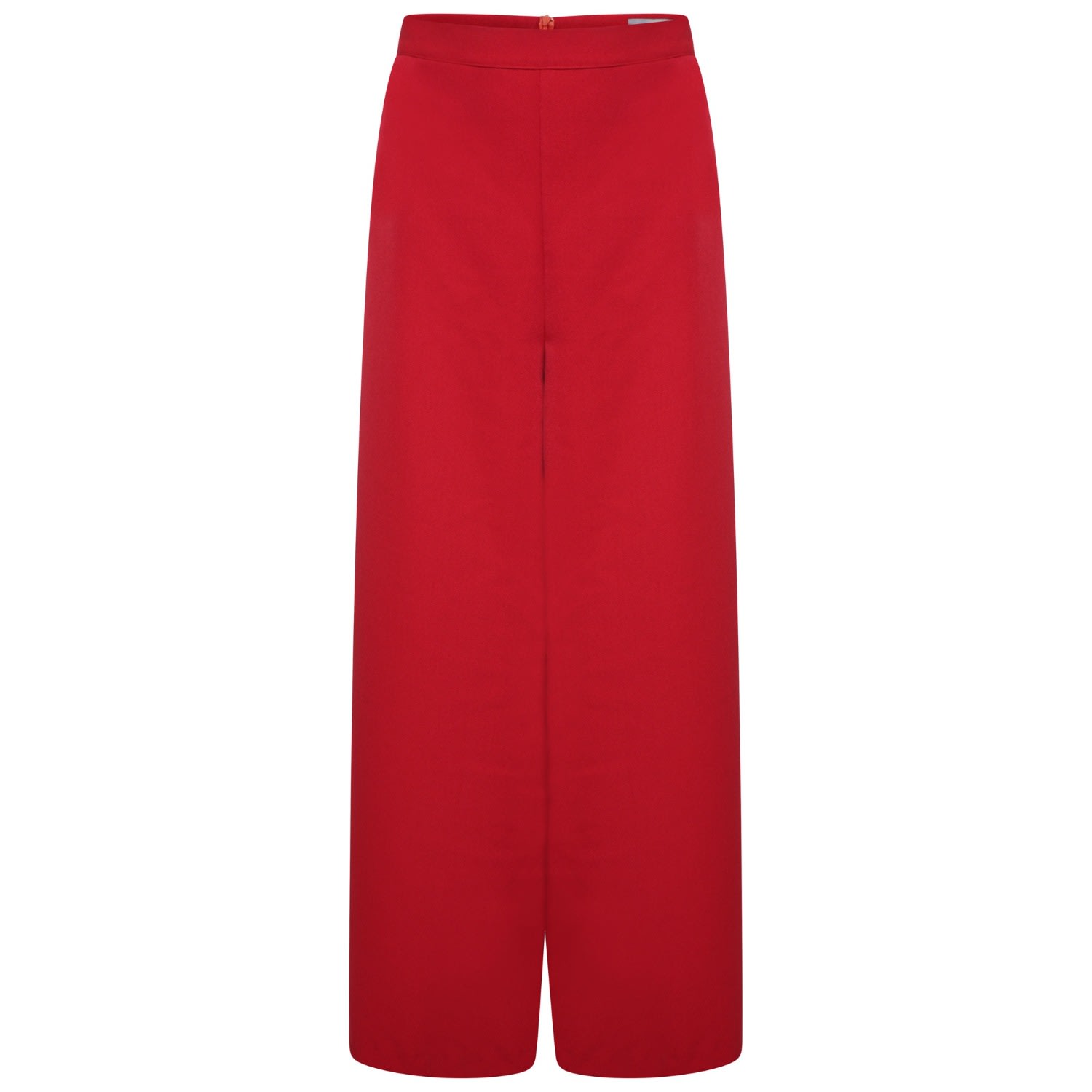 Women’s Sofia Wide Leg Trouser In Red Extra Small Cocoove