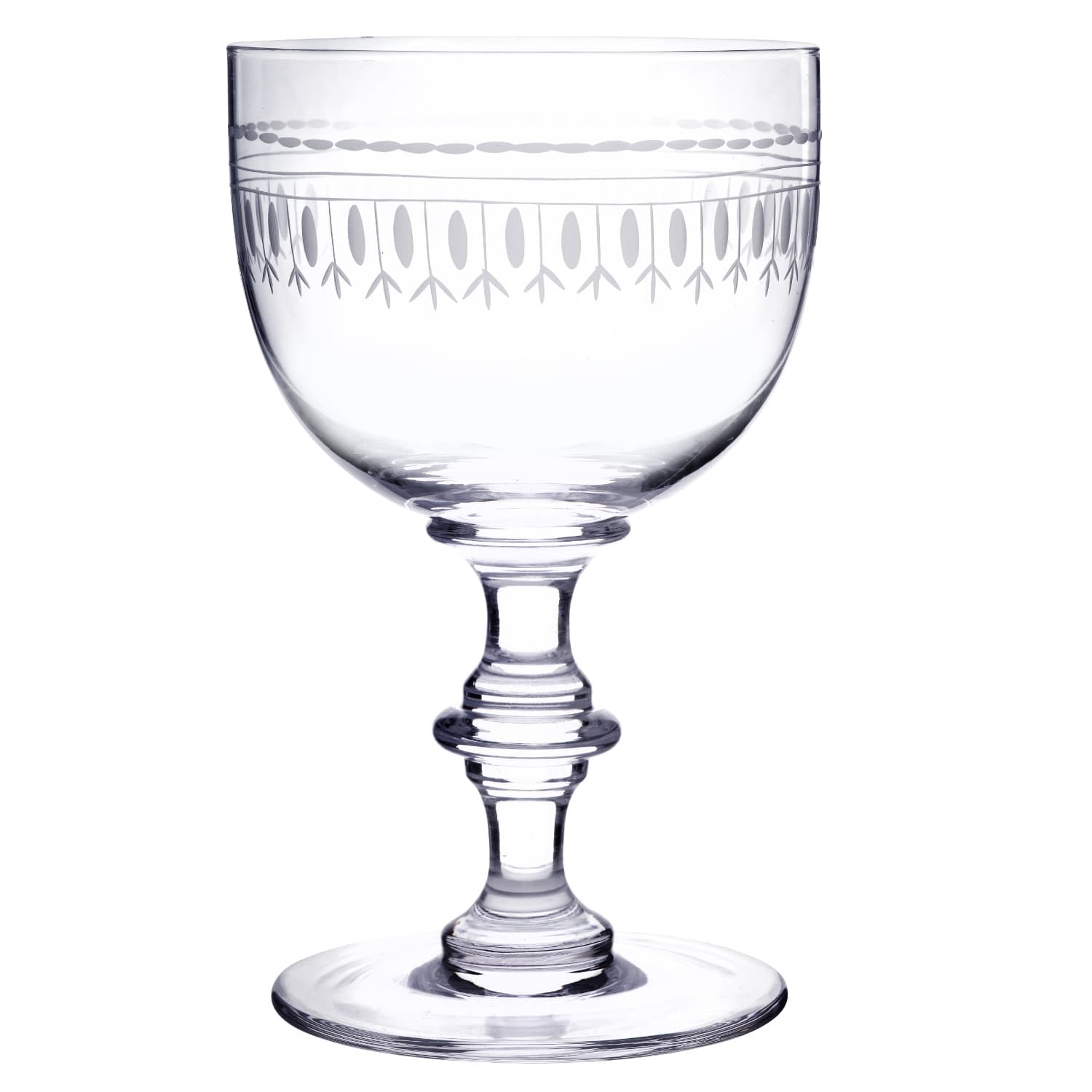 crystal wine goblets