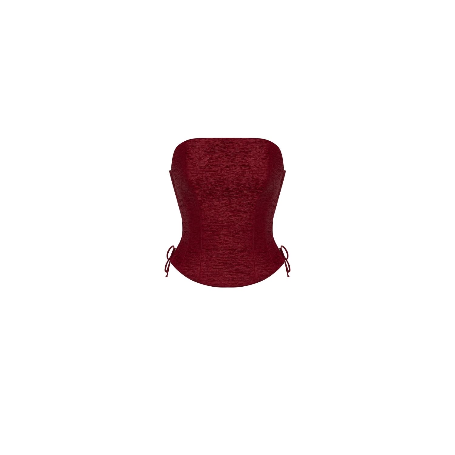 Elsava Women's Red Ruby Flame Corset