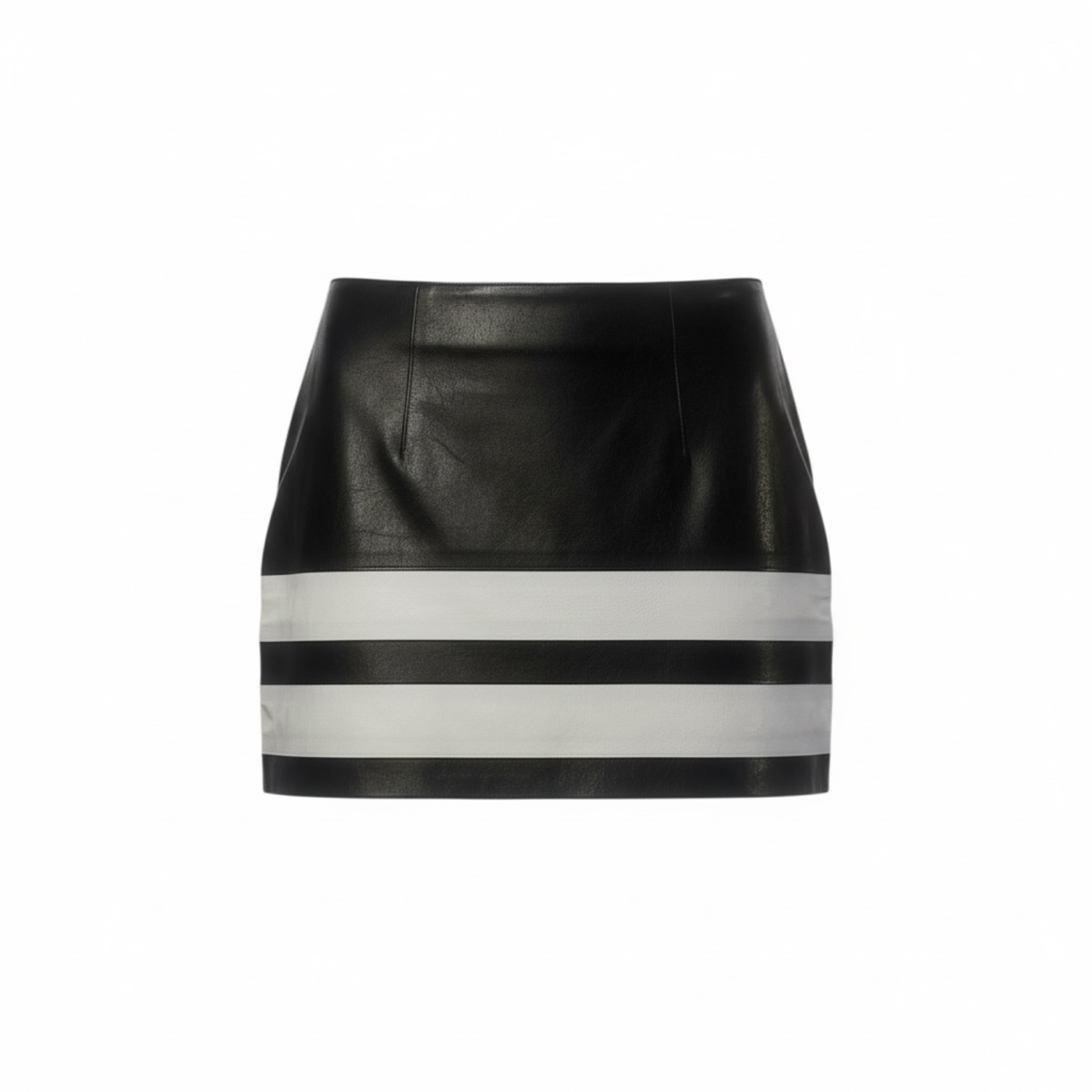 Women's Black / White Lamb Skin Leather Bw | Medium | Ruko B