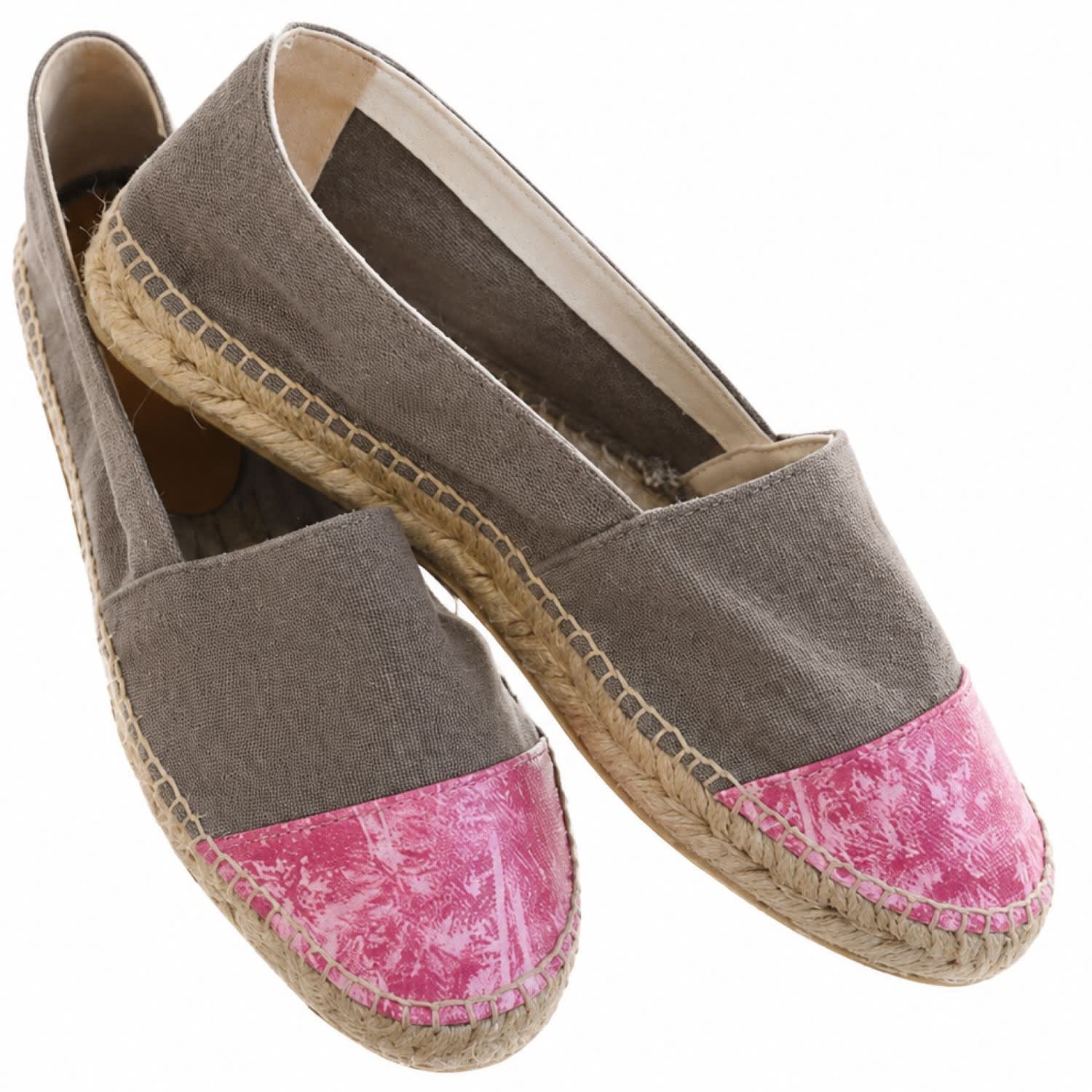 Jacques Zolty Women's Espadrilles Jungle Print Pink