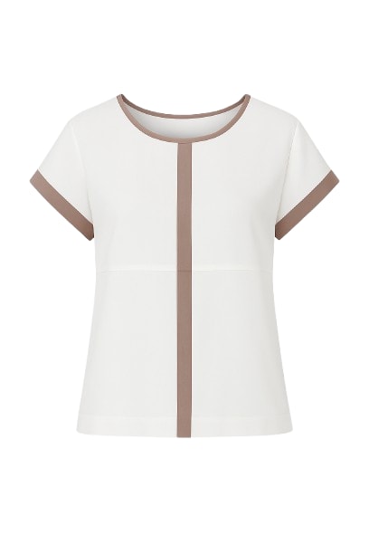 Conquista Women's Neutrals Sleeveless Summer Top In White