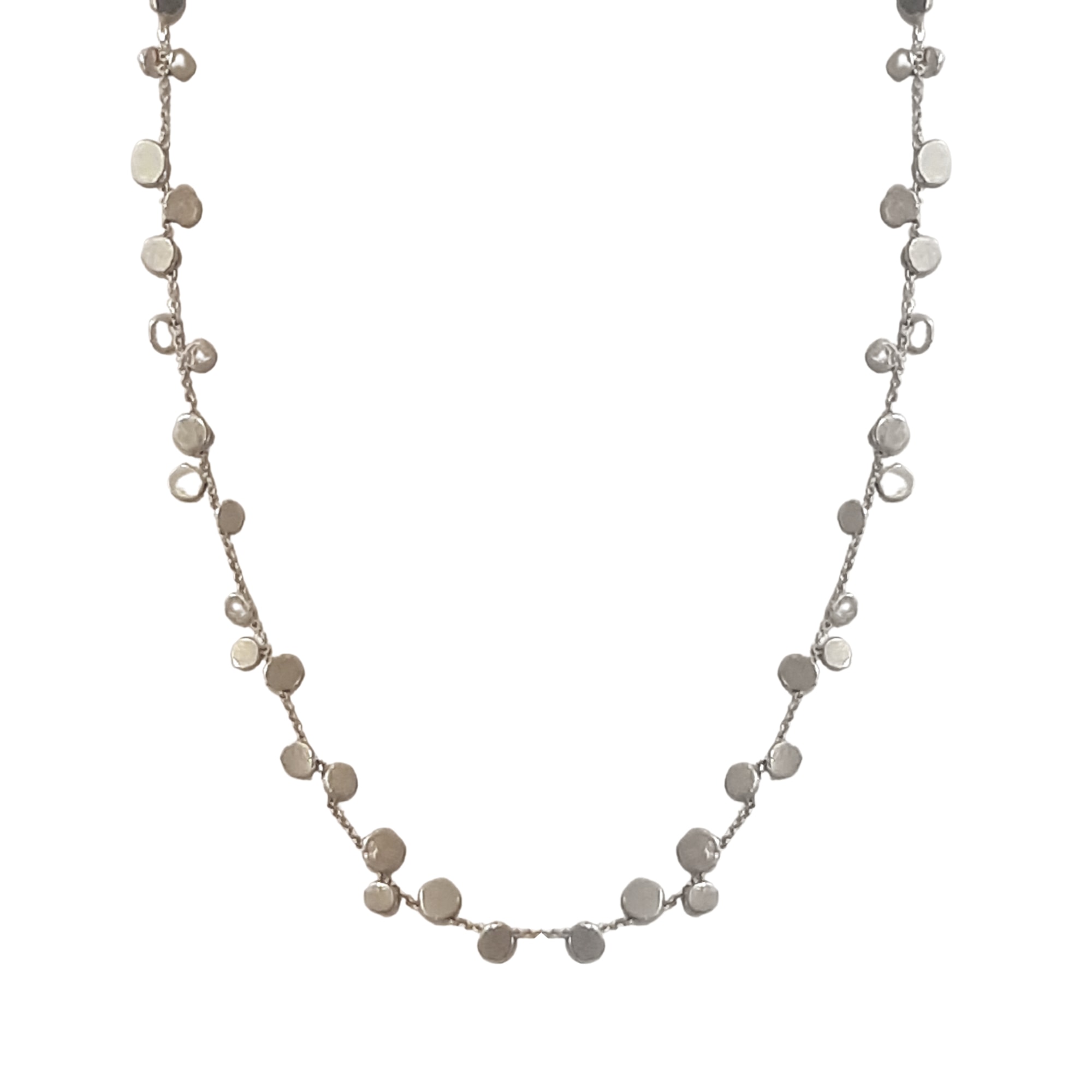 Lily Flo Jewellery Women's Cluster Of Stars Necklace In Silver In Gray
