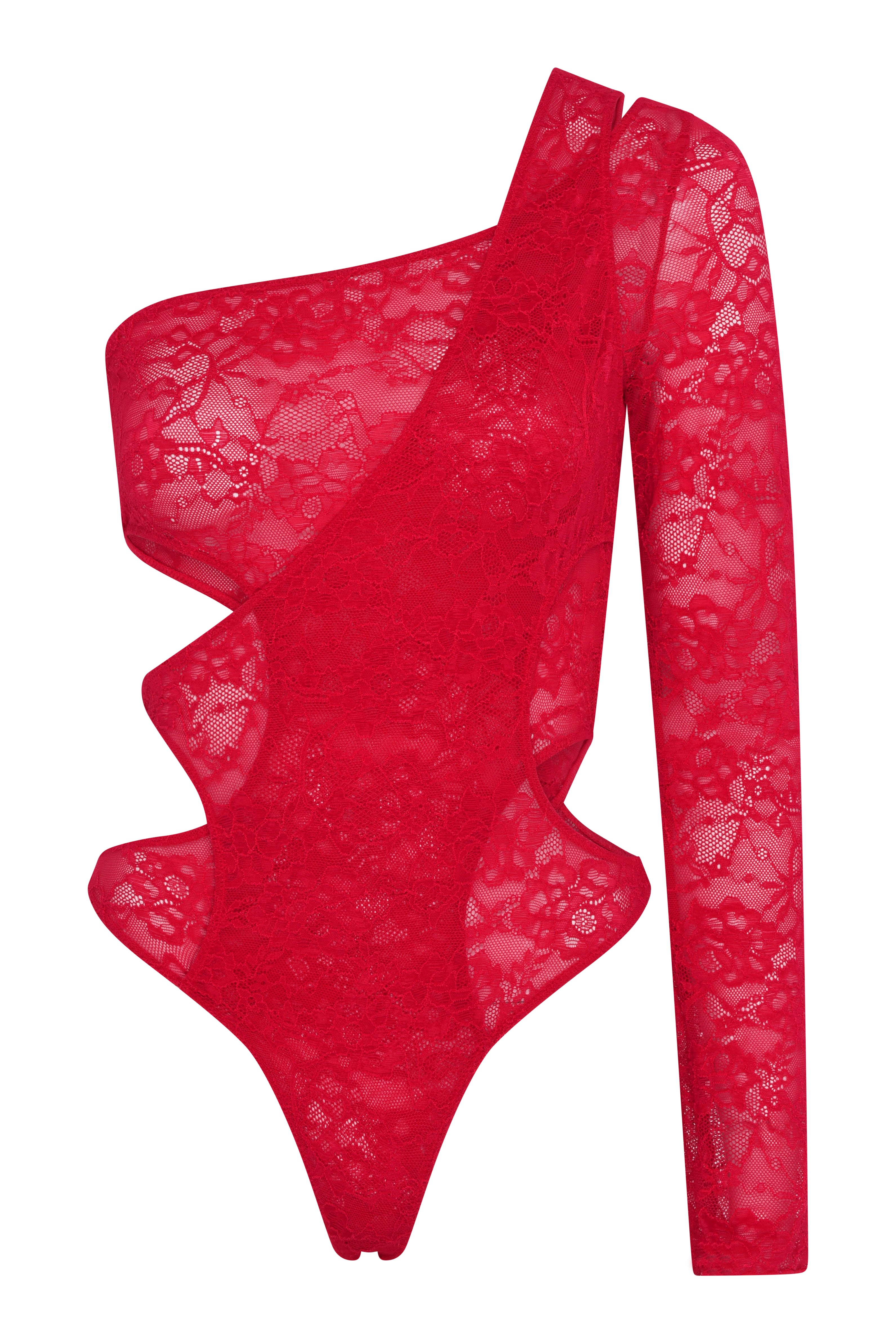 Wild Lovers London Women's Red Elisa Bodysuit In Red