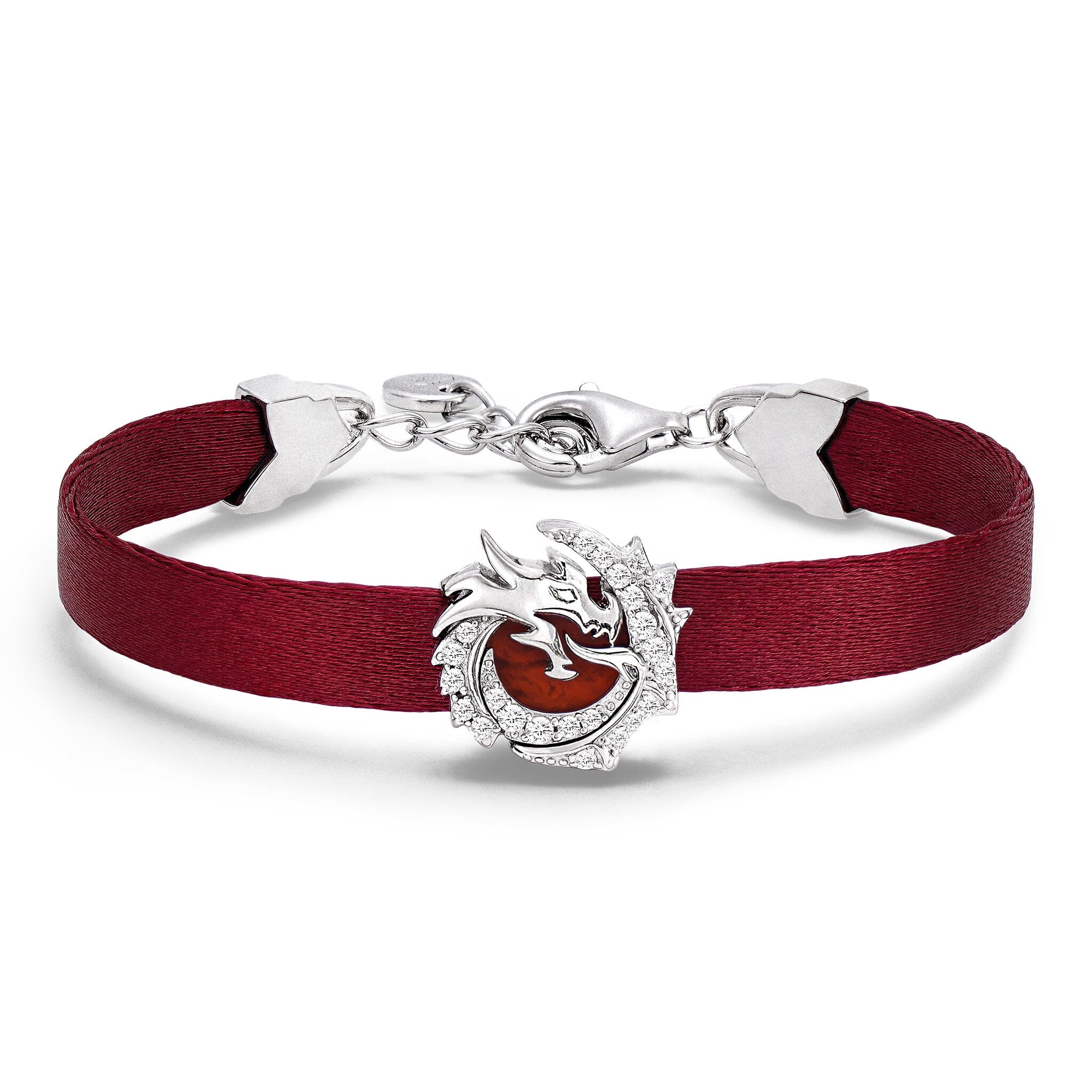 Awnl Women's Red Agate Dragon Ribbon Bracelet