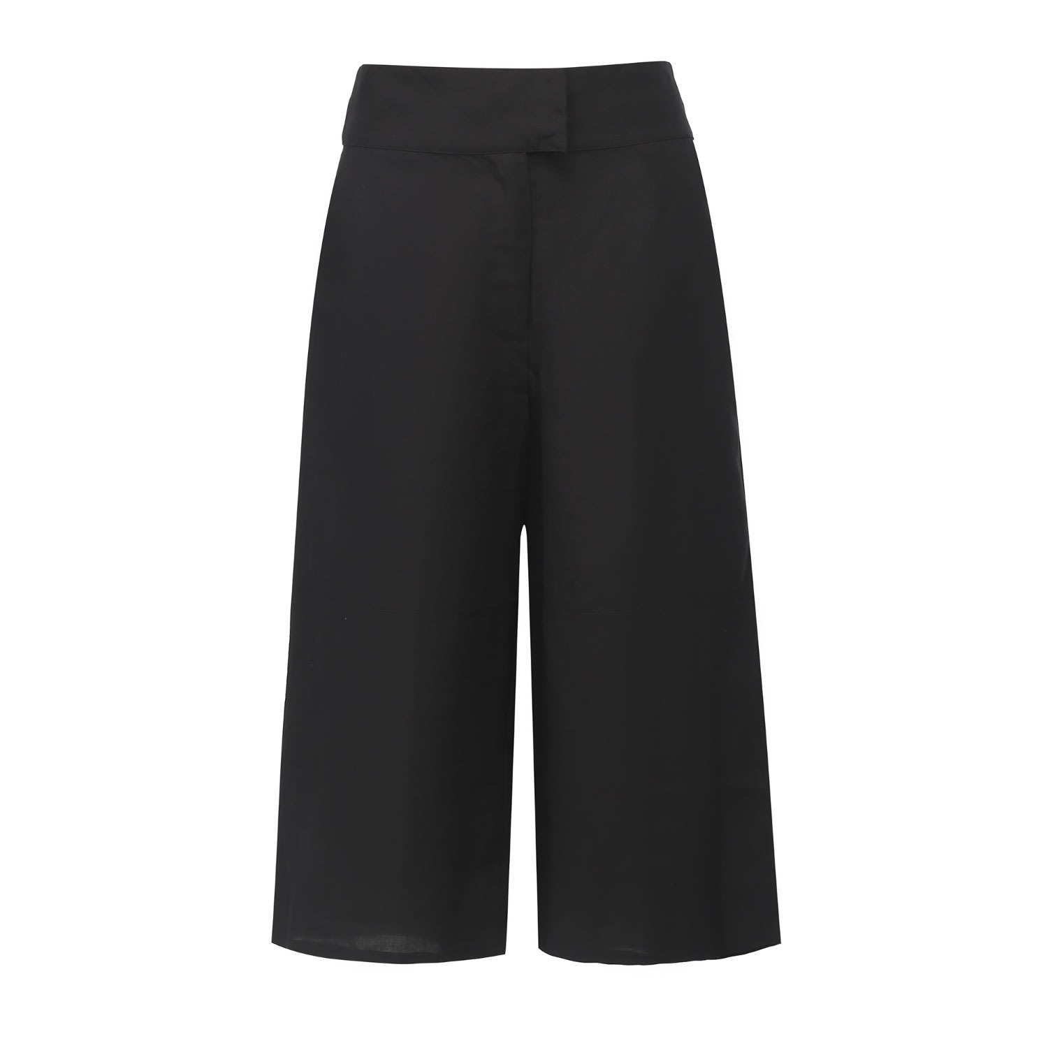 Women’s Wide Capri Pants - Black Extra Small Smart and Joy