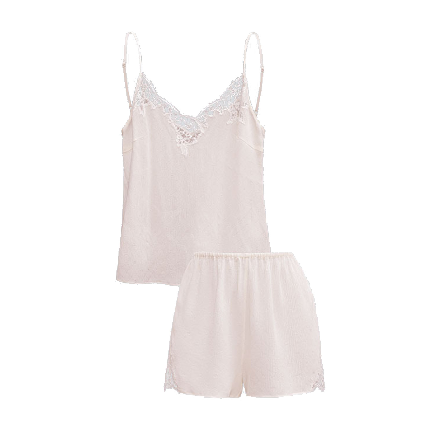 Manito Pink / Purple Monogram Women's Camisole Set - Ballet Pink In Pink/purple