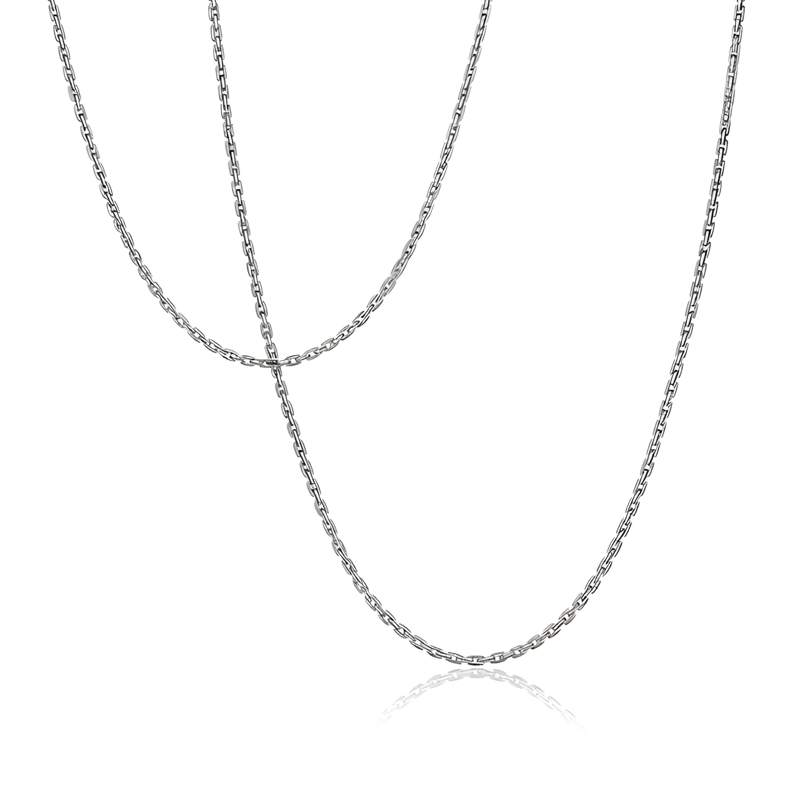 Cartography Men's Diamond Life - Necklace In Sterling Silver