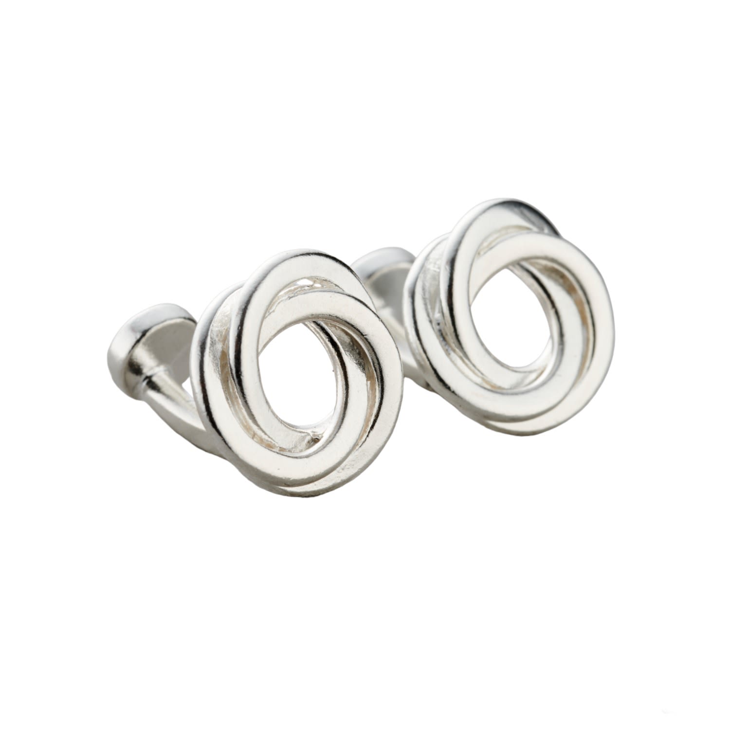 Men’s Sterling Silver Russian Ring Cufflinks Posh Totty Designs