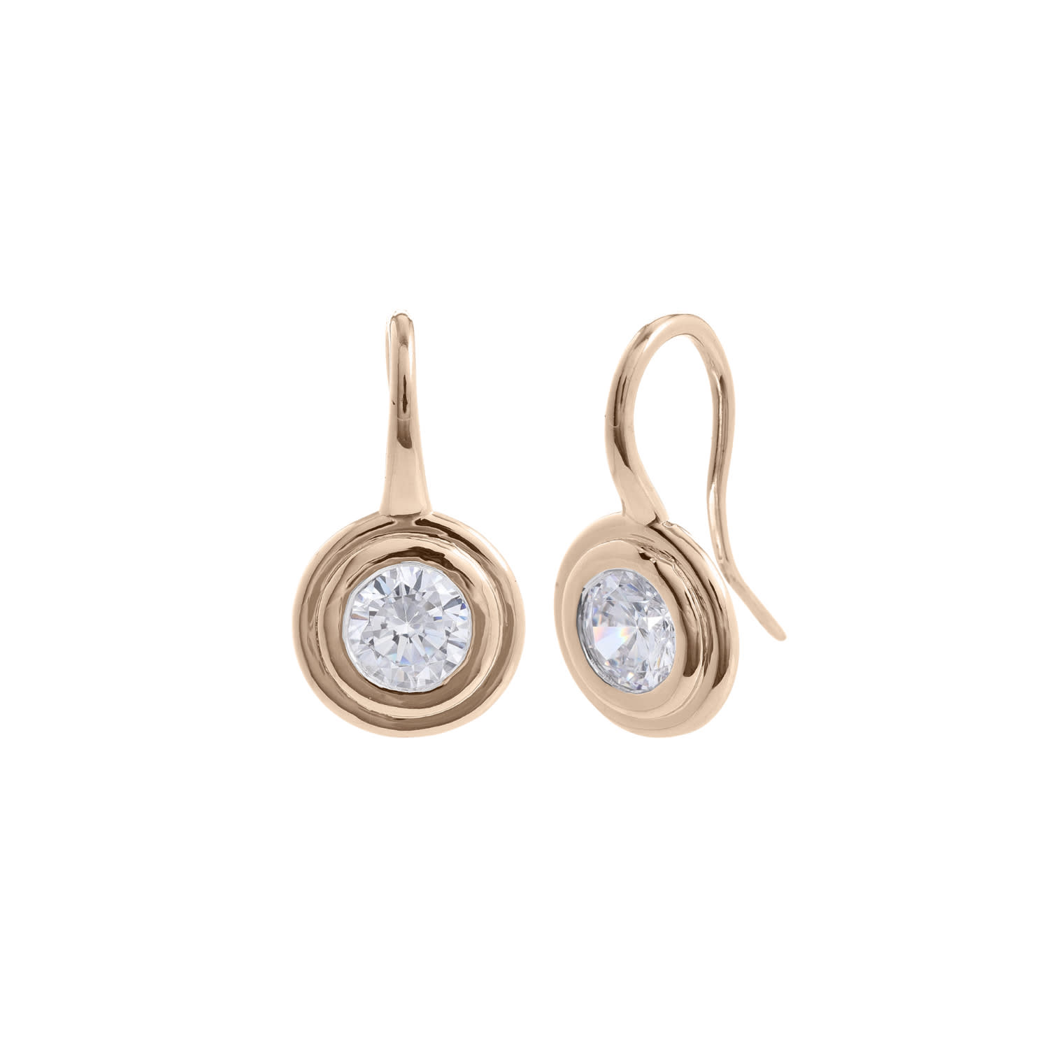 &lottie Women's Gold Parallel Earrings