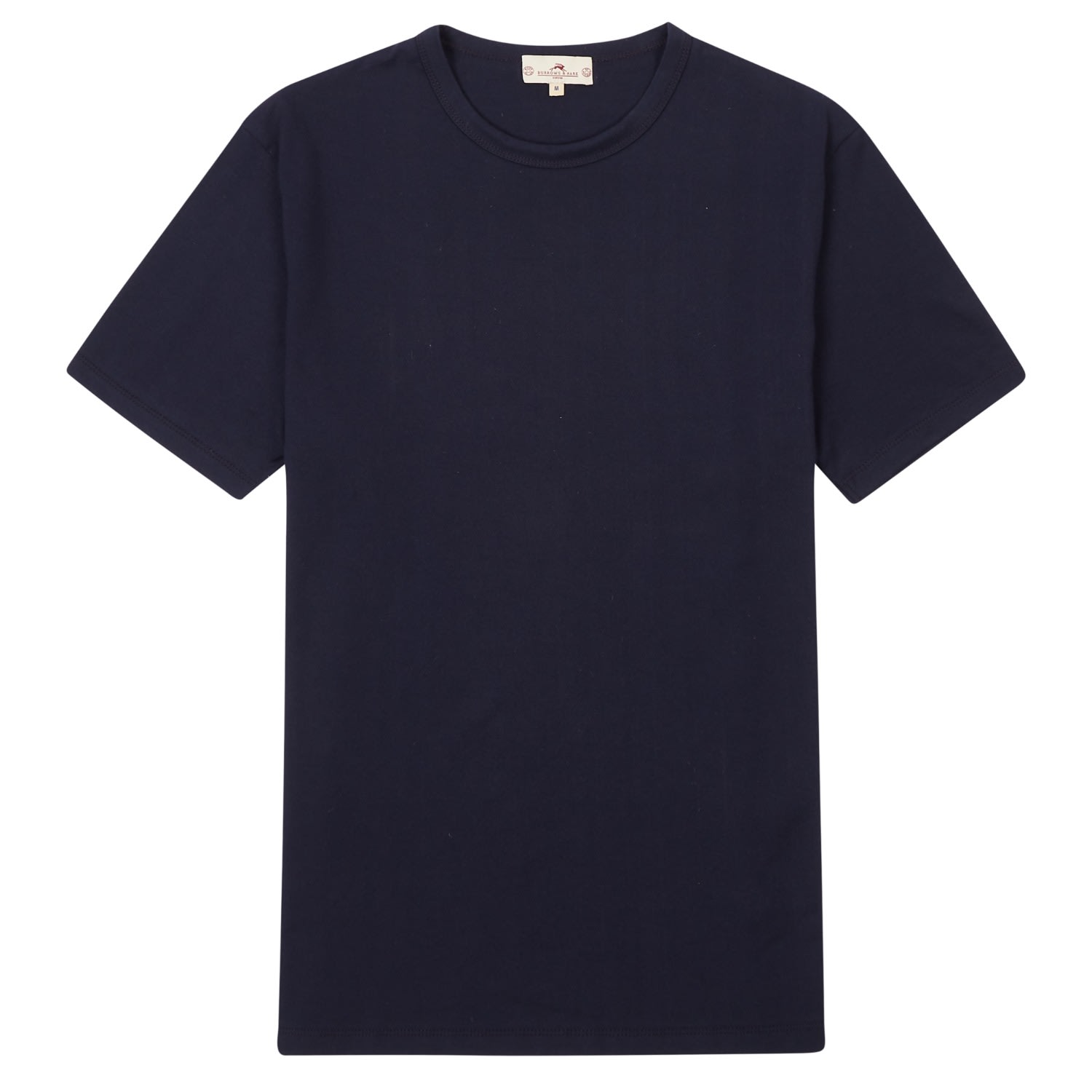 Burrows And Hare Men's Blue Regular T-shirt - Navy