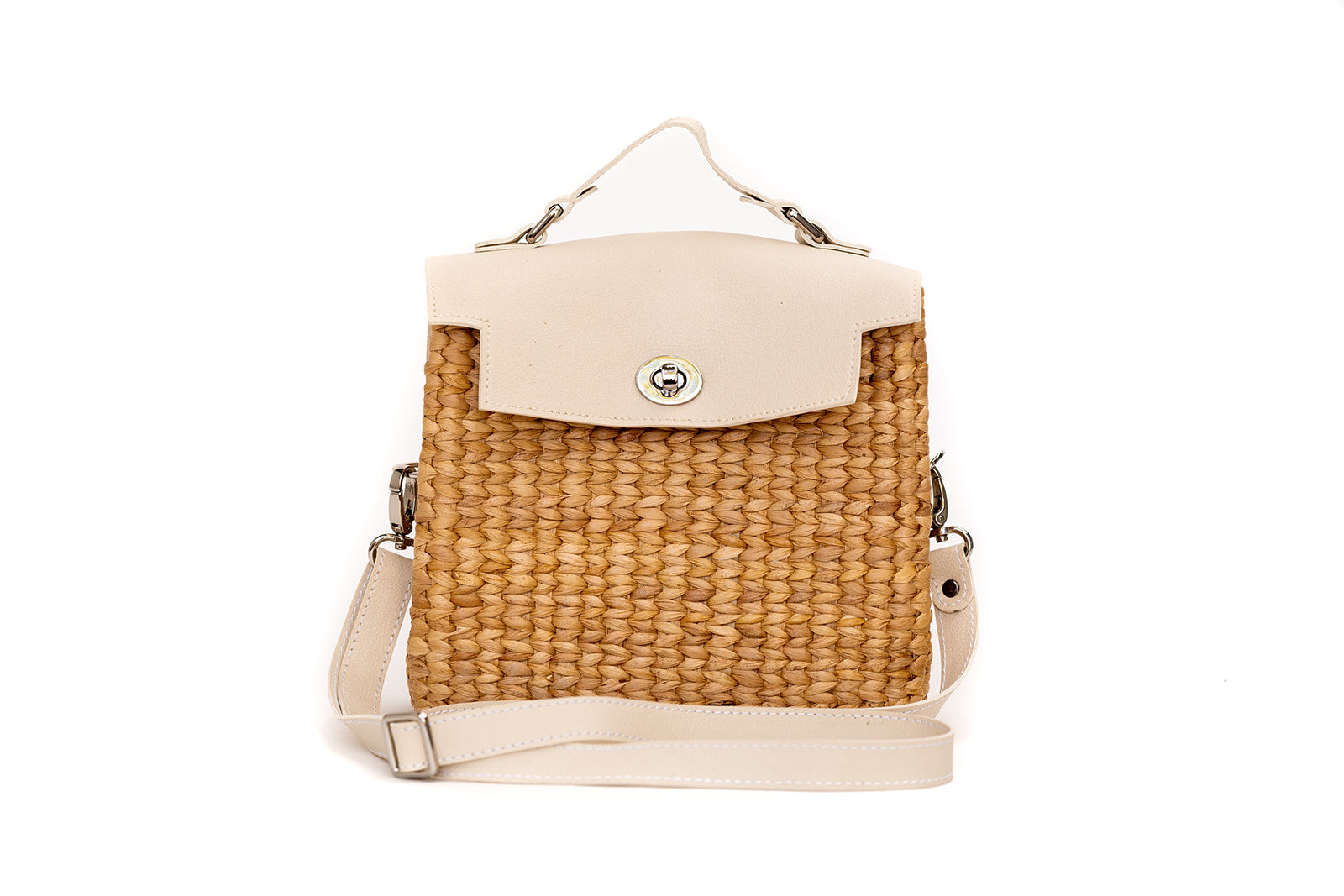 Sea & Grass Women's White Kenzie Ivory Crossbody