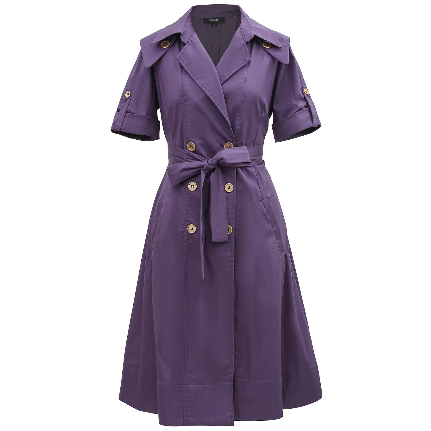 Cotton Trench Coat Dress | Smart and Joy | Wolf & Badger