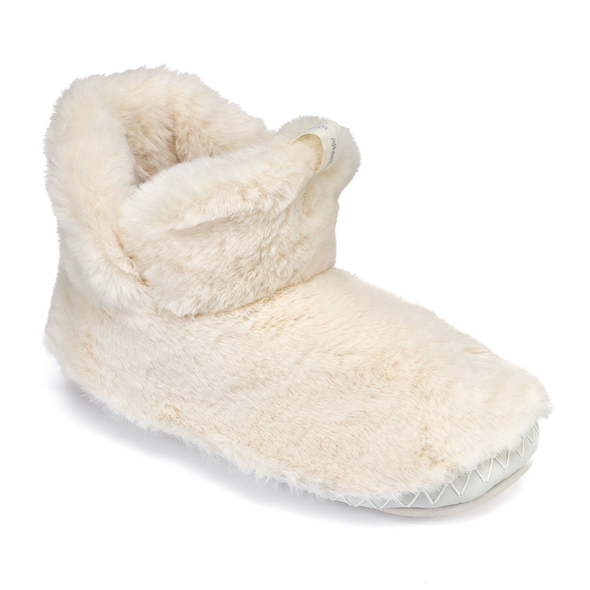 Bedroom Athletics Women's Neutrals / White Harriet - Recycled High Density Faux Fur Slipper Boot - Cream In White