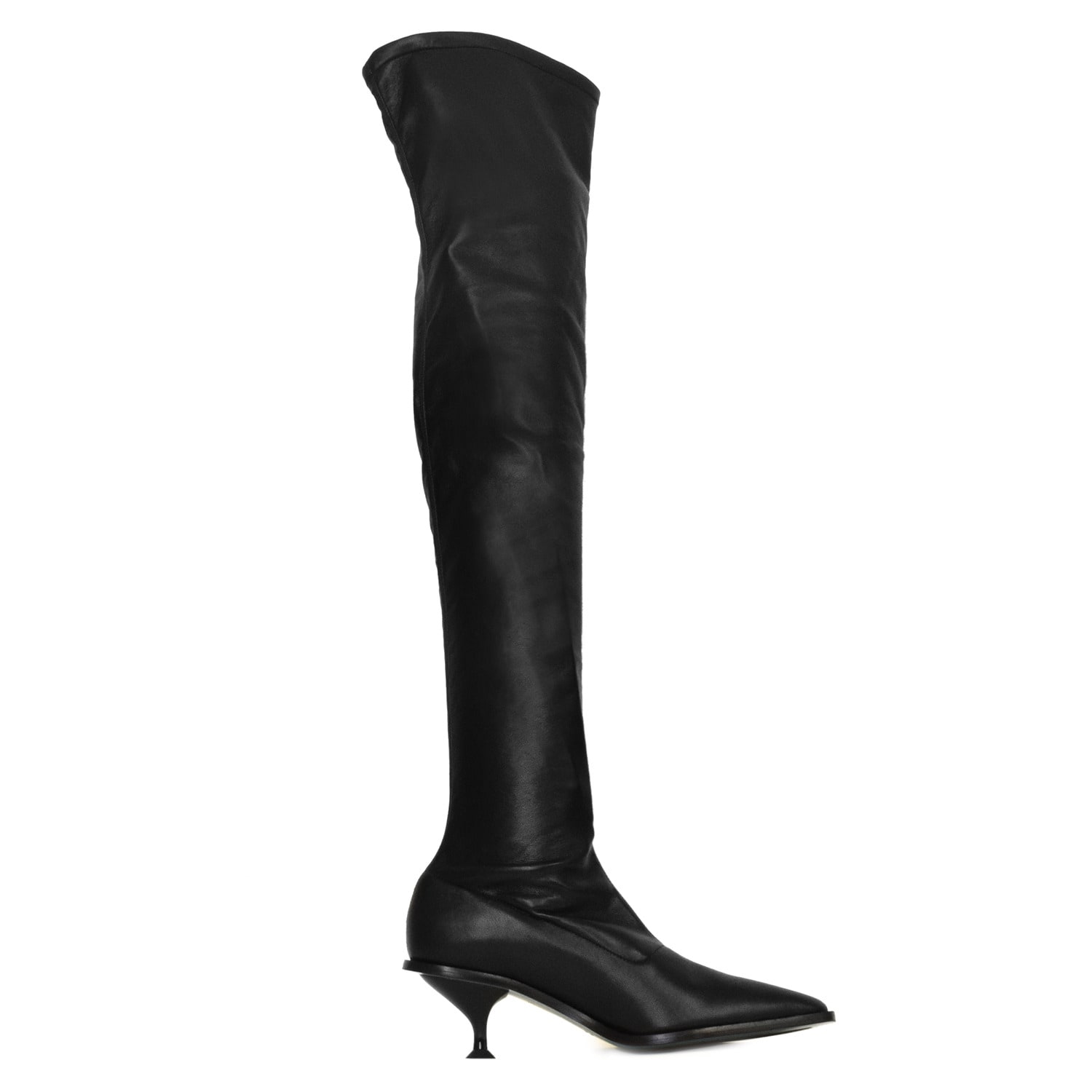 Valentina Rangoni Women's Dolores Tall Boot Black Harley Stretch In Black