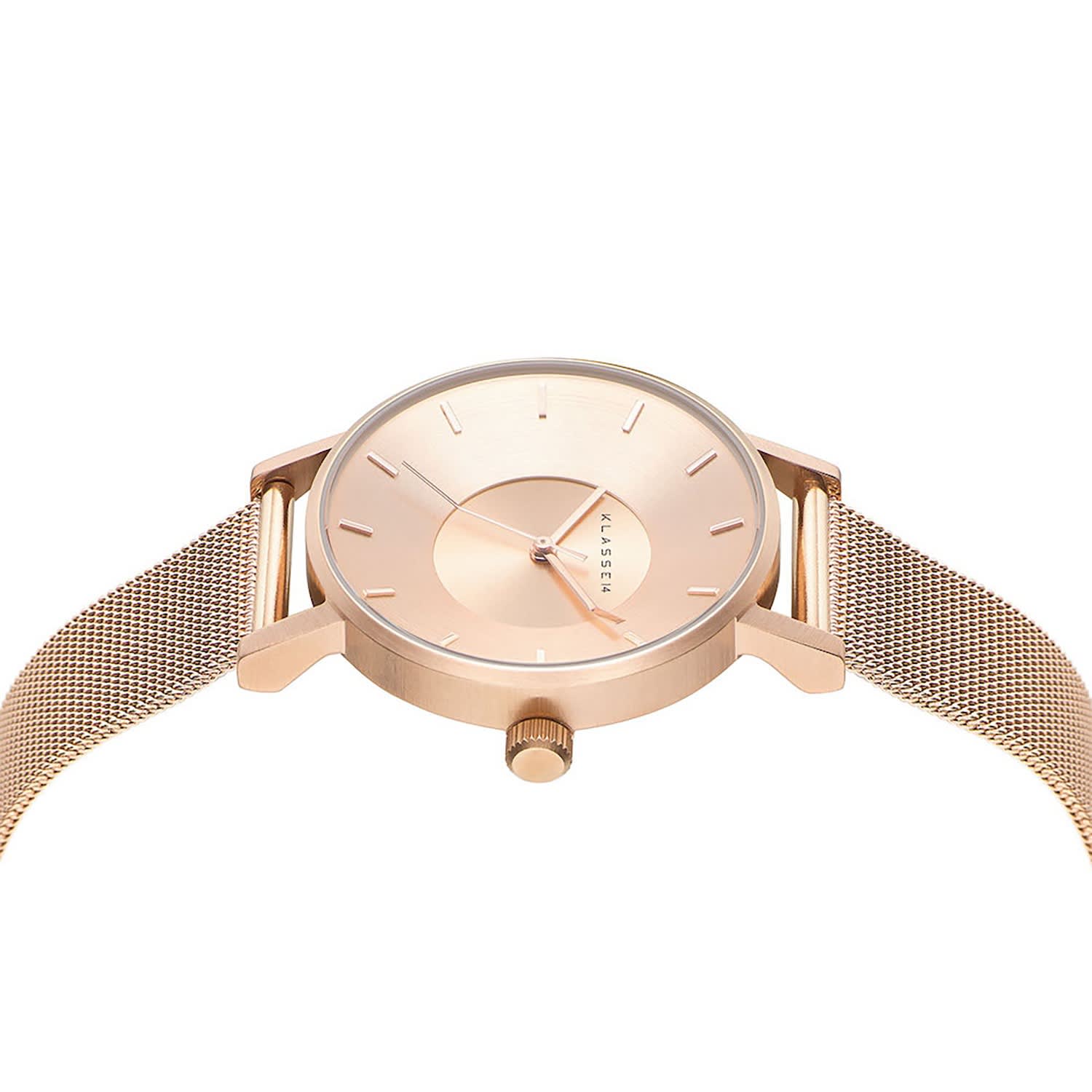 Volare Rose Gold With Mesh Band 36Mm | KLASSE14 | Wolf & Badger