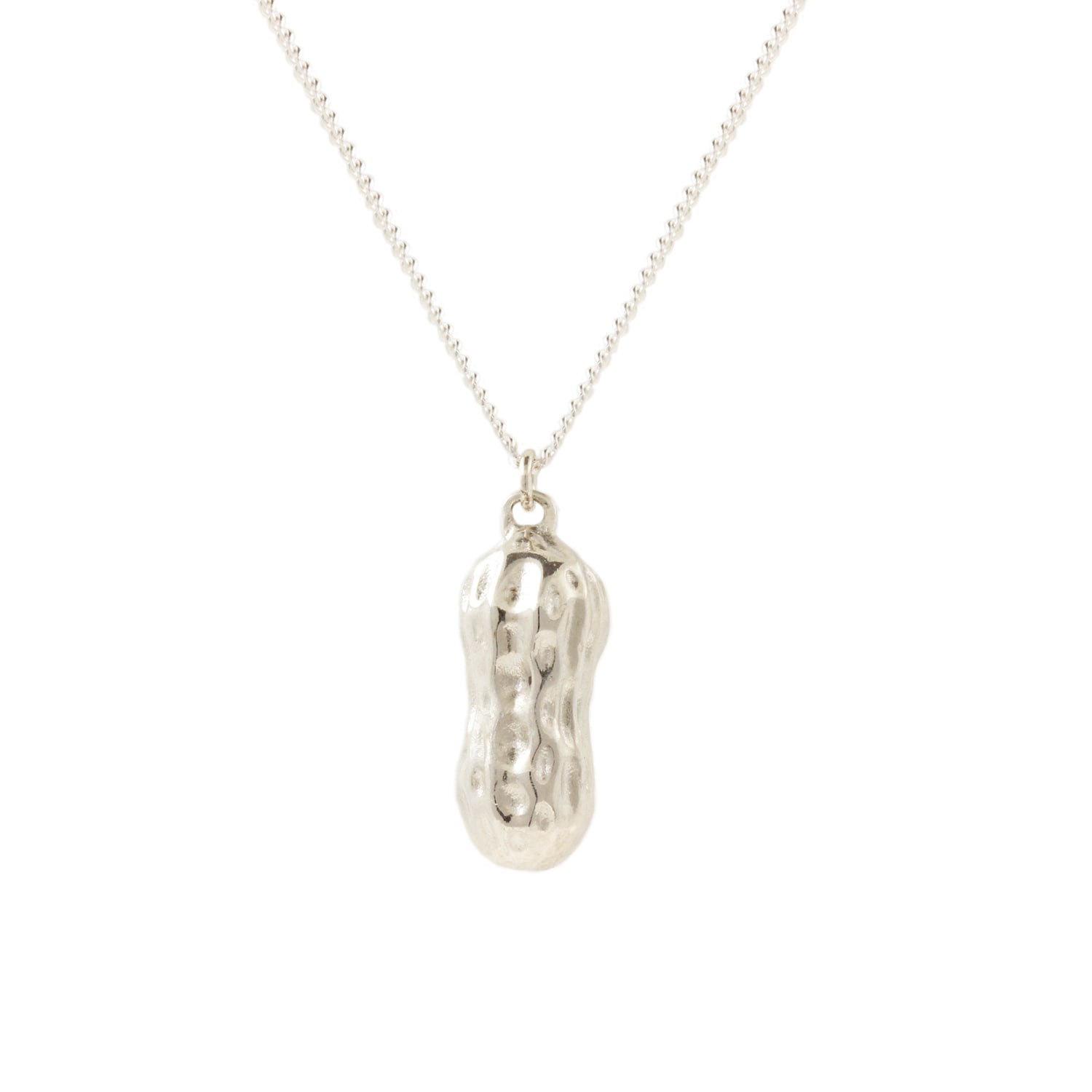 Lee Renee Women's Peanut Necklace – Silver