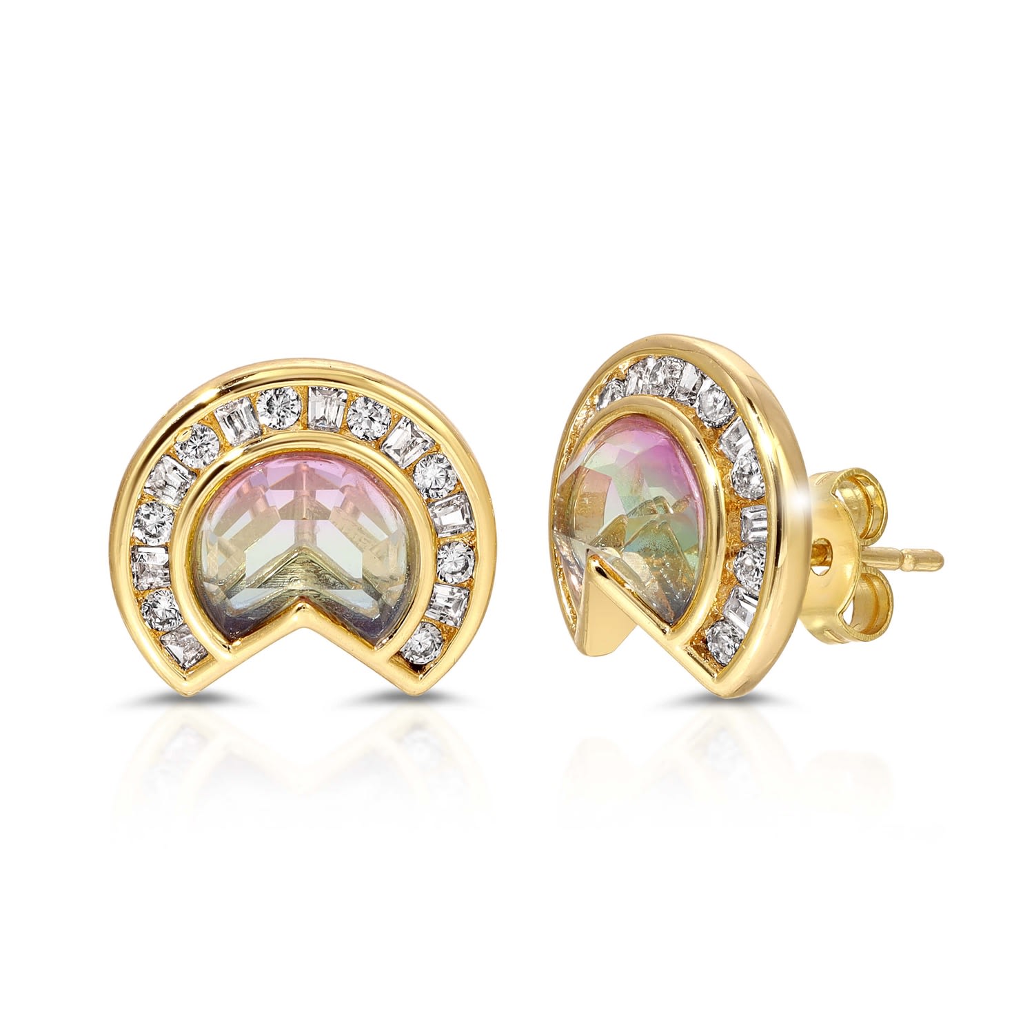 Women’s Daybreak Gem Studs- Twilight Glamrocks Jewelry