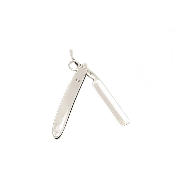 GUCCI MEN'S SILVER CUTTHROAT RAZOR NECKLACE