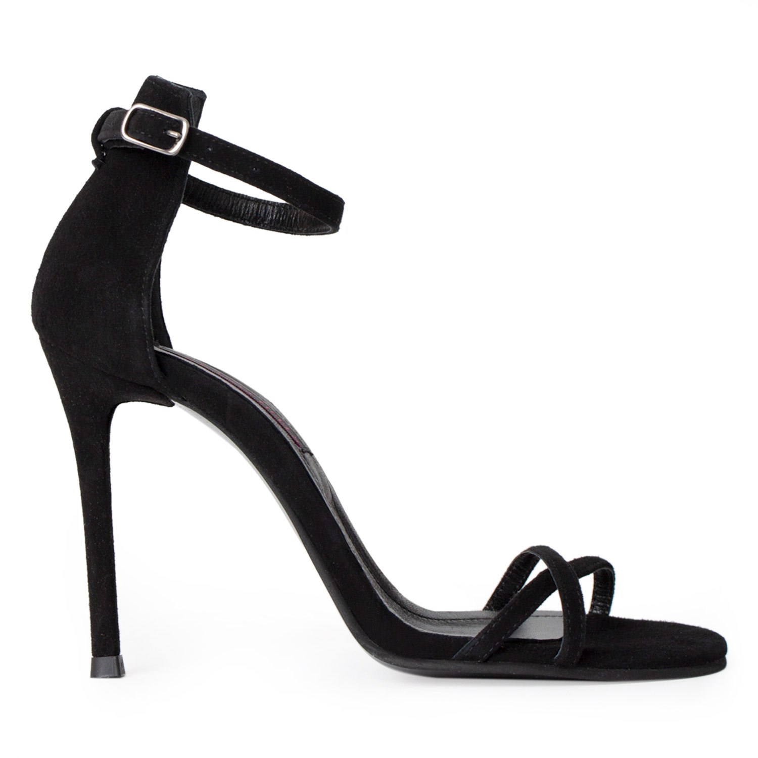 Traces Of Heels Women's Seraphine Sandals In Black Suede