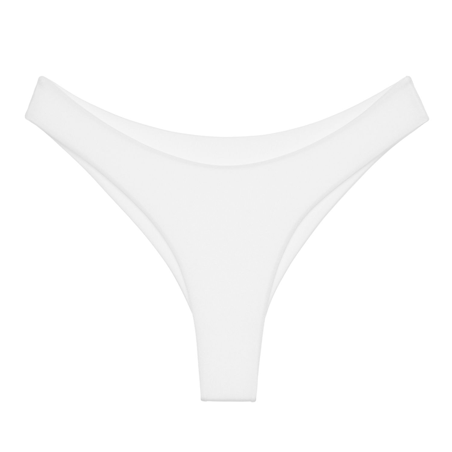 Women's White Malibu Brazillian Bottom - Bianco | Extra Small | Perilla