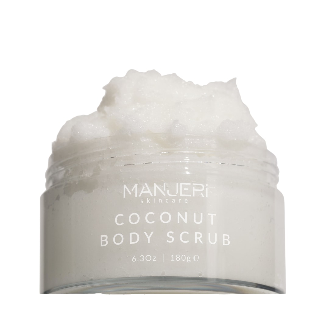 Manjeri Skincare White Coconut Bliss Body Scrub In White