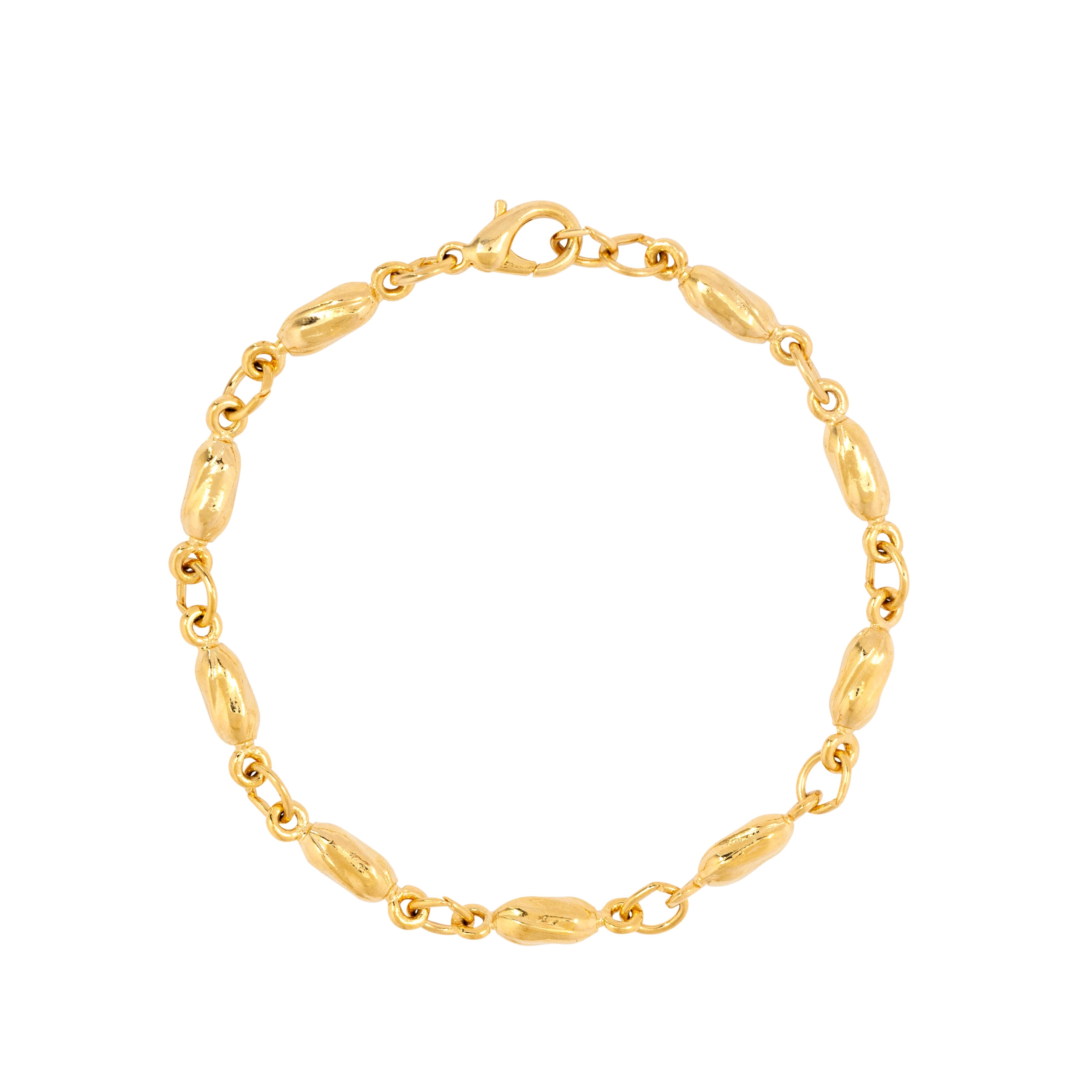 Gold Trip Women's Vintage Gold Link Bracelet