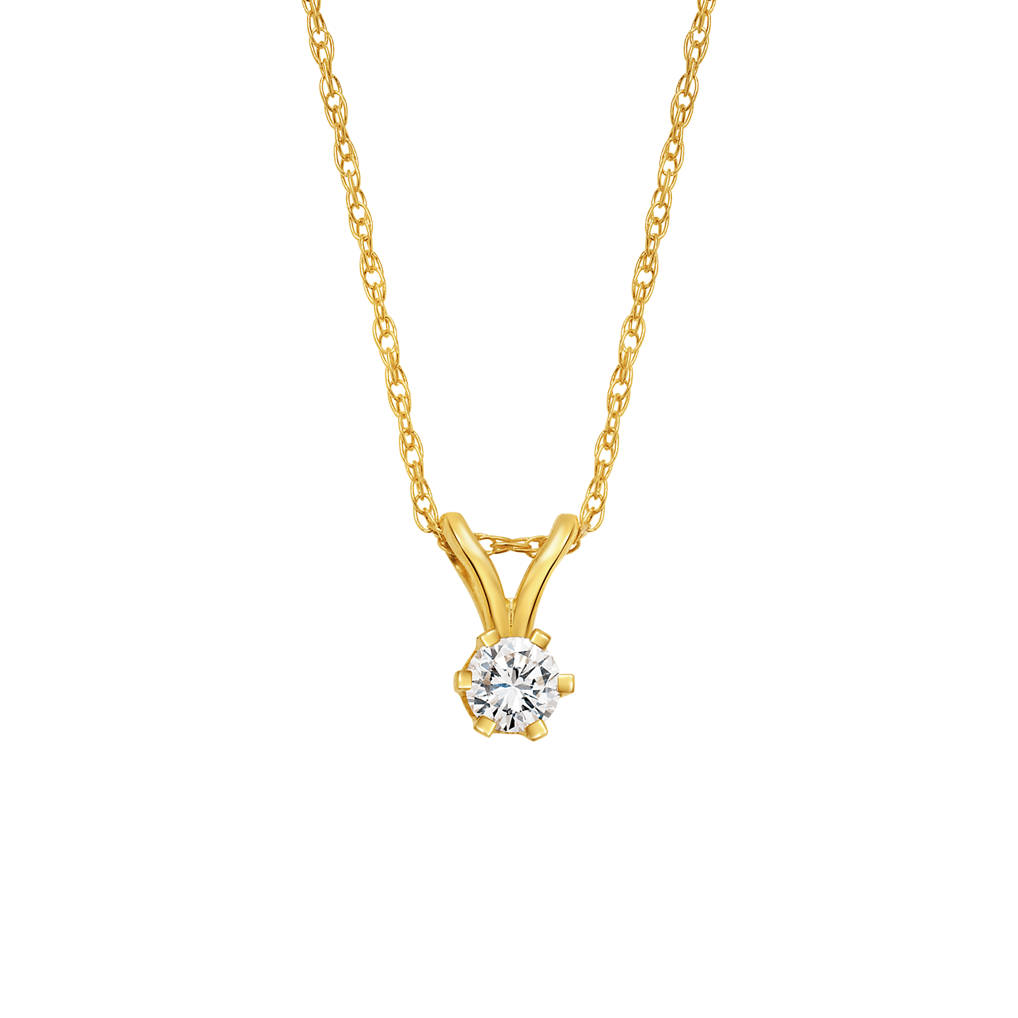 Women’s Solid 14Kt Gold Diamond Diaz Pendant La Kaiser