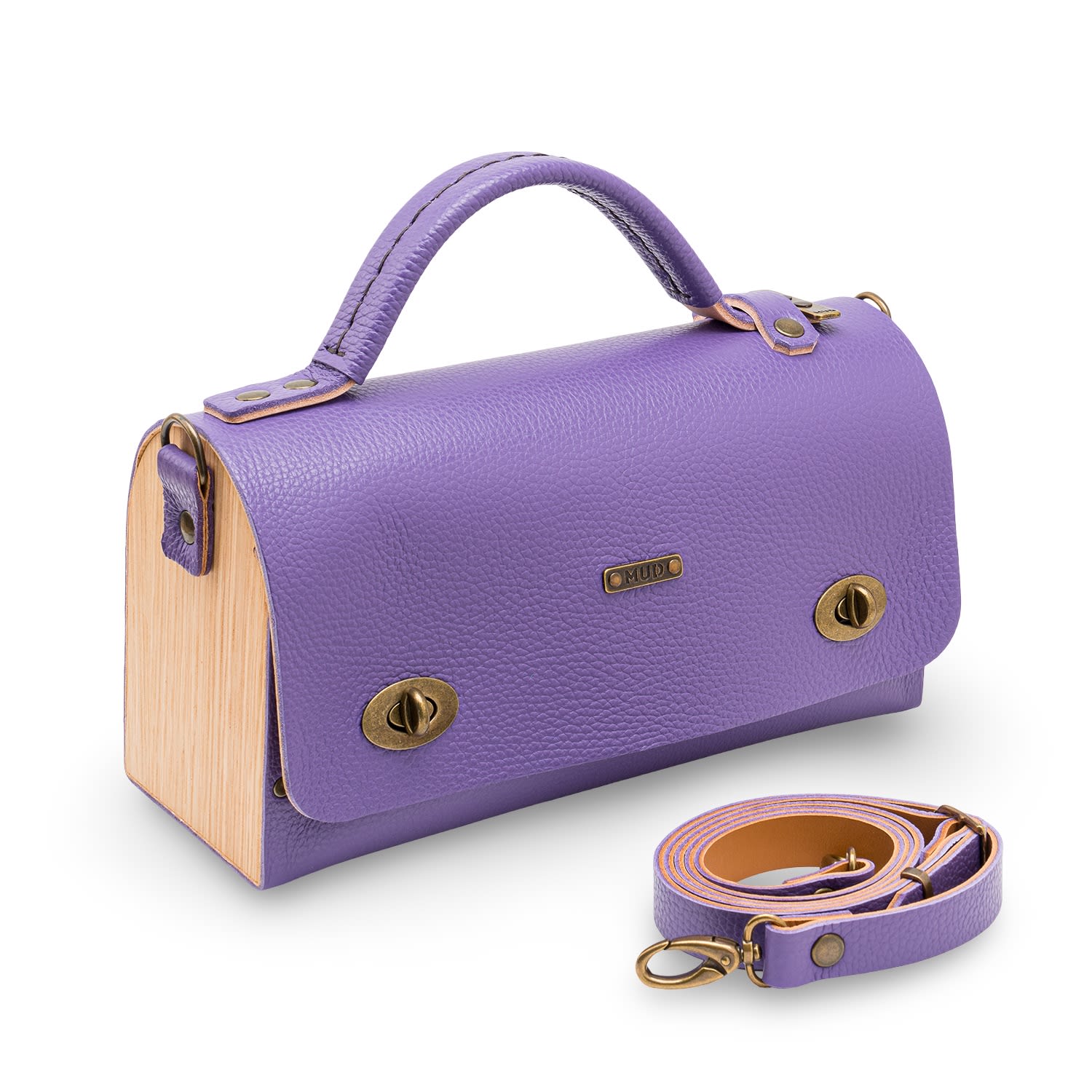 Mud - Manufacture Under Design Women's Handbag - Purple In Purple