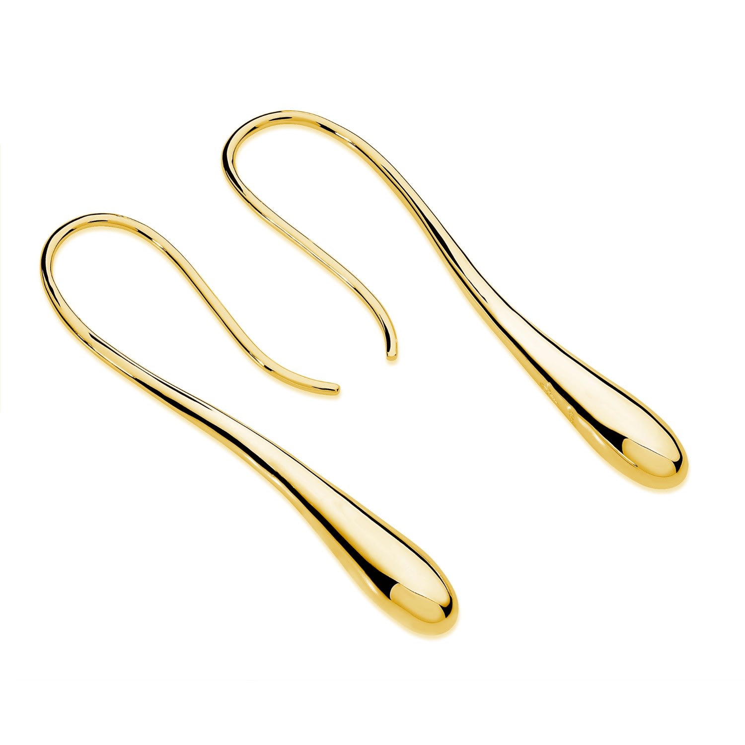 Lucy Quartermaine Women's Solid Drop Earrings In Gold Vermeil