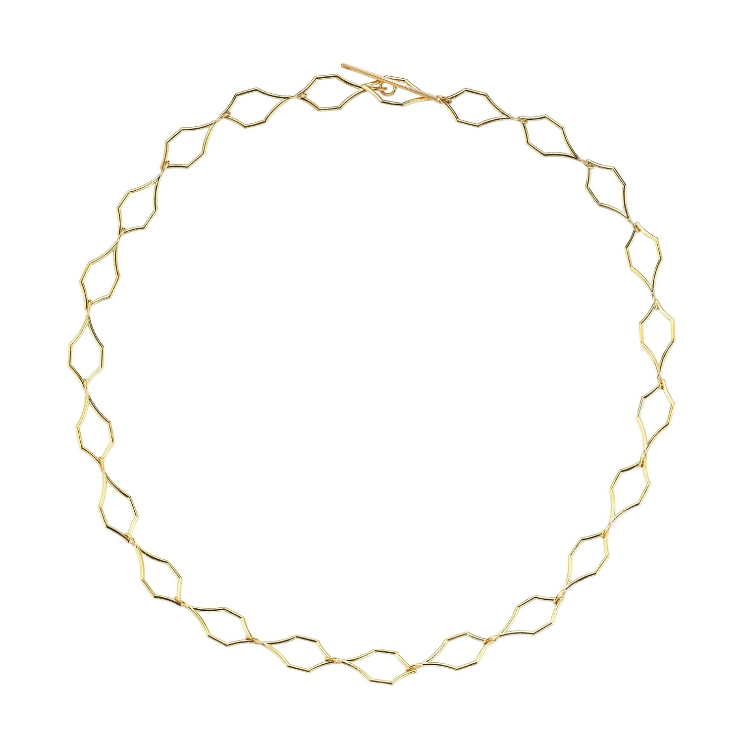 C|nd|n By Candan Balto Women's Gold Artdeco Silver Collar Chain In Gold