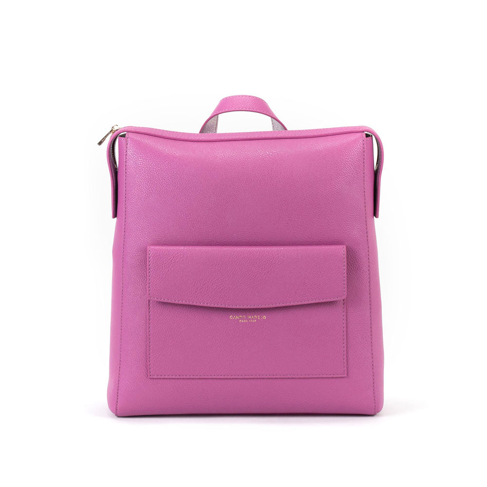 Campo Marzio Roma 1933 Women's Pink / Purple Sharon Backpack Bag - Mauve Silver In Pink/purple