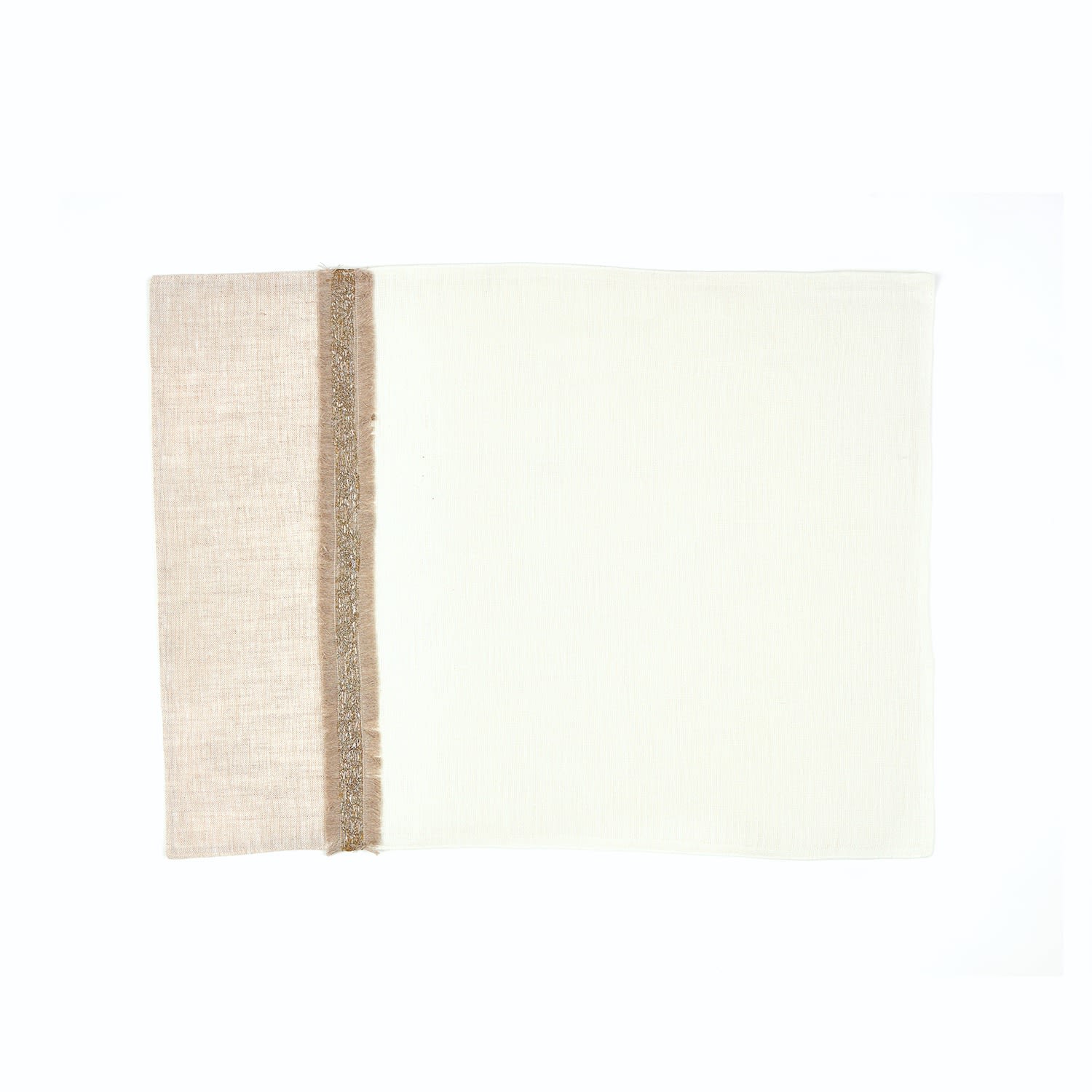 Km Home Collection Amata - Set Of 4 Linen Placemat
