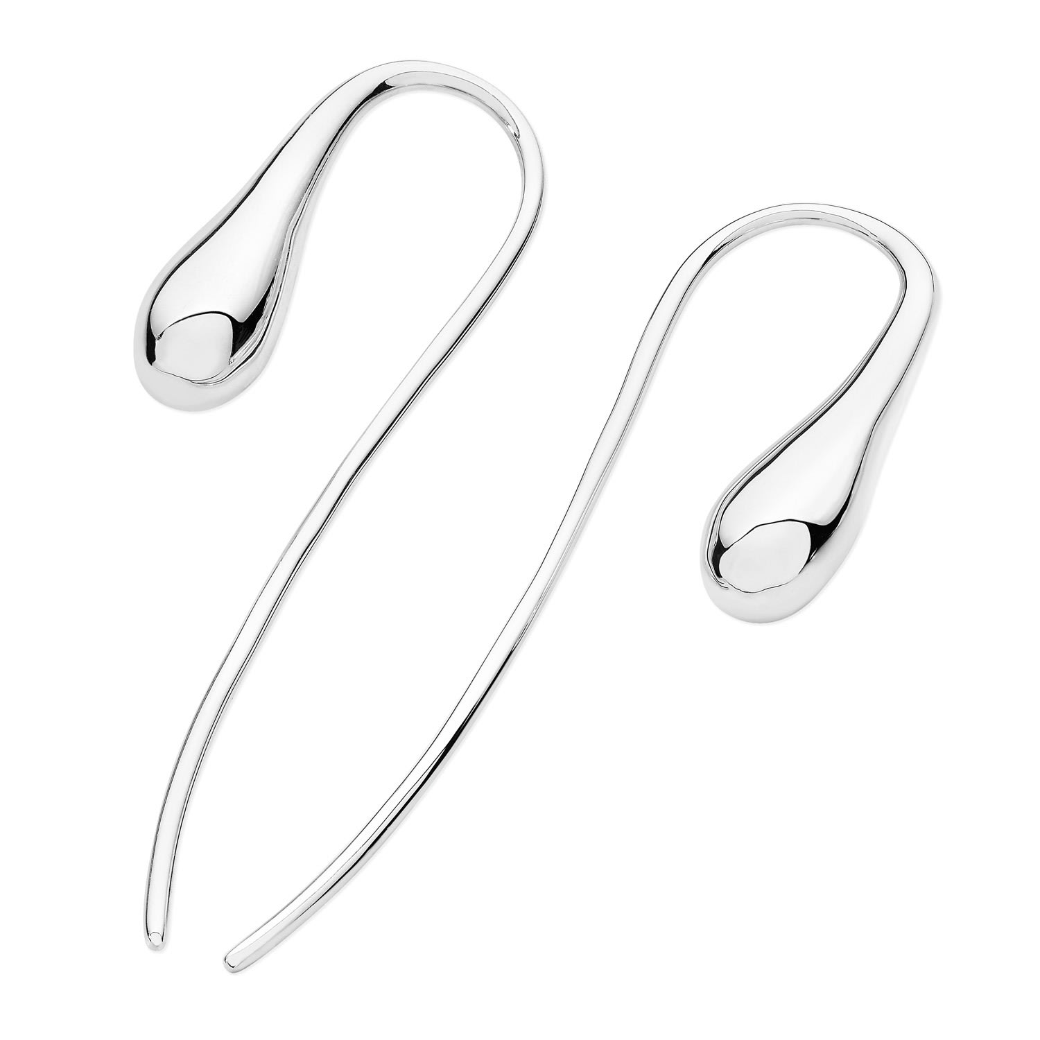 Women’s Silver Hook Drop Earrings Lucy Quartermaine