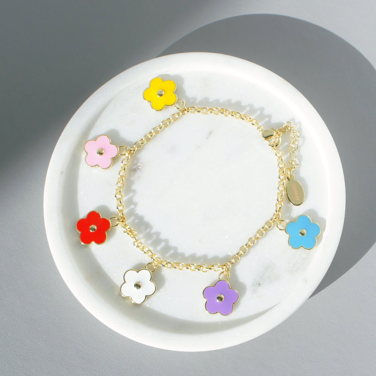 I'mmany London Women's Flower Power Chain Necklace