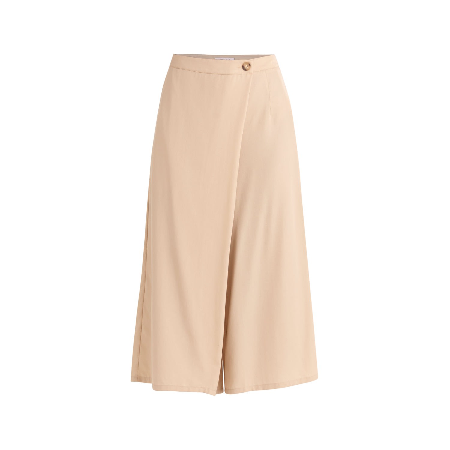 Women’s Neutrals Lyocell Wrap Culottes In Beige Xxs Paisie