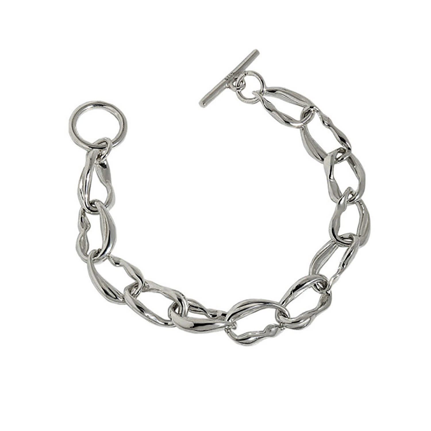 Ula x Chain Link Bracelet | 925 Sterling Silver 19 cm - 7.48 in