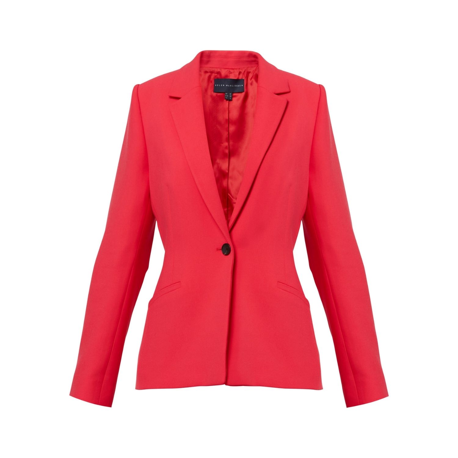 Women’s Red Marlowe Begonia Orange Jacket Medium Helen Mcalinden