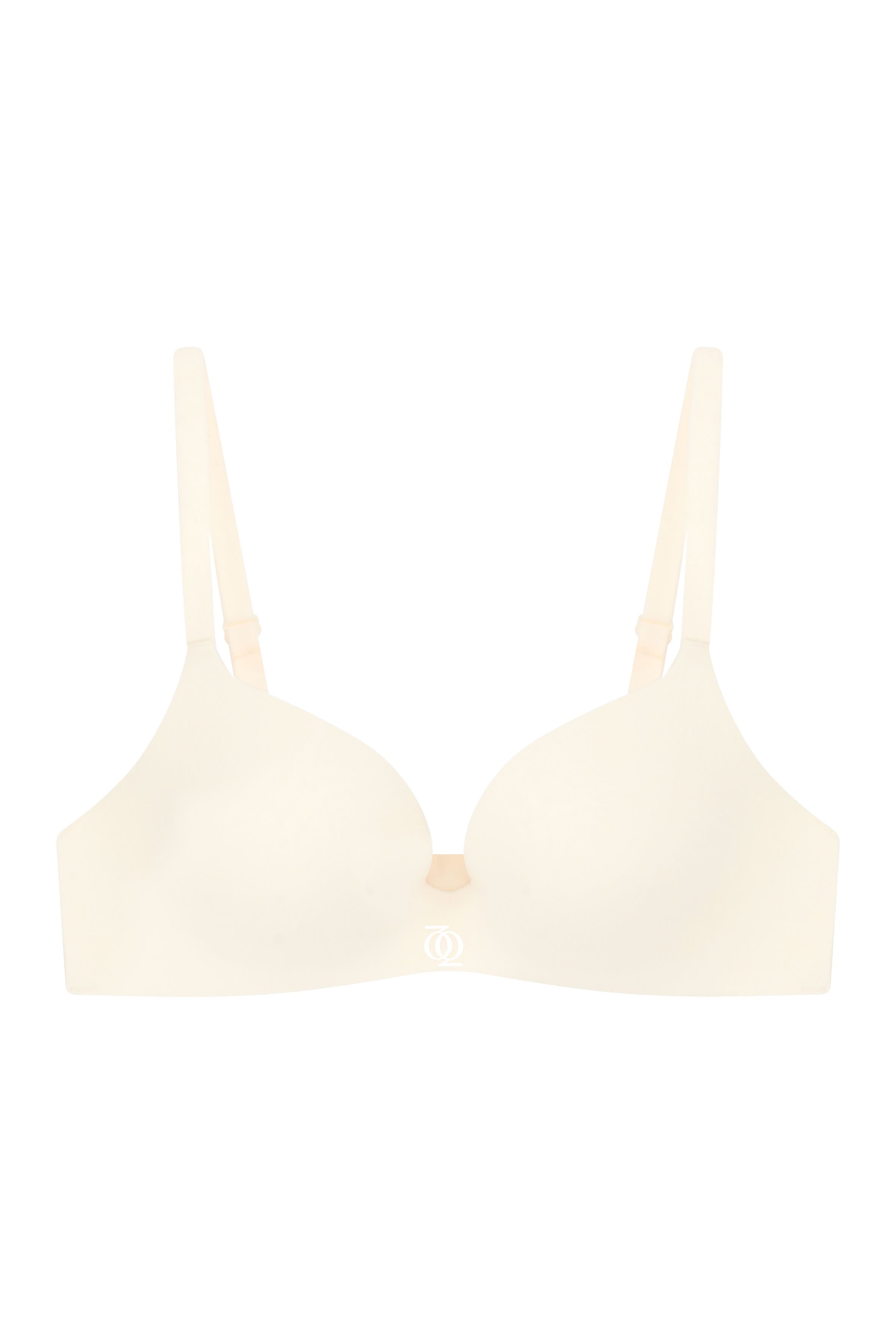 God Save Queens Women's White Second Skin Teardrop Bra Vanilla In White
