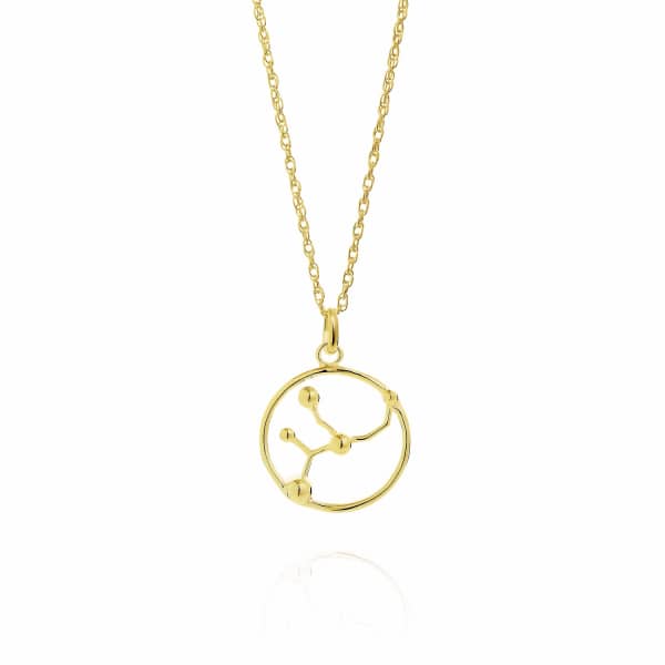 YASMIN EVERLEY JEWELLERY WOMEN'S VIRGO ASTROLOGY RING IN 9CT GOLD