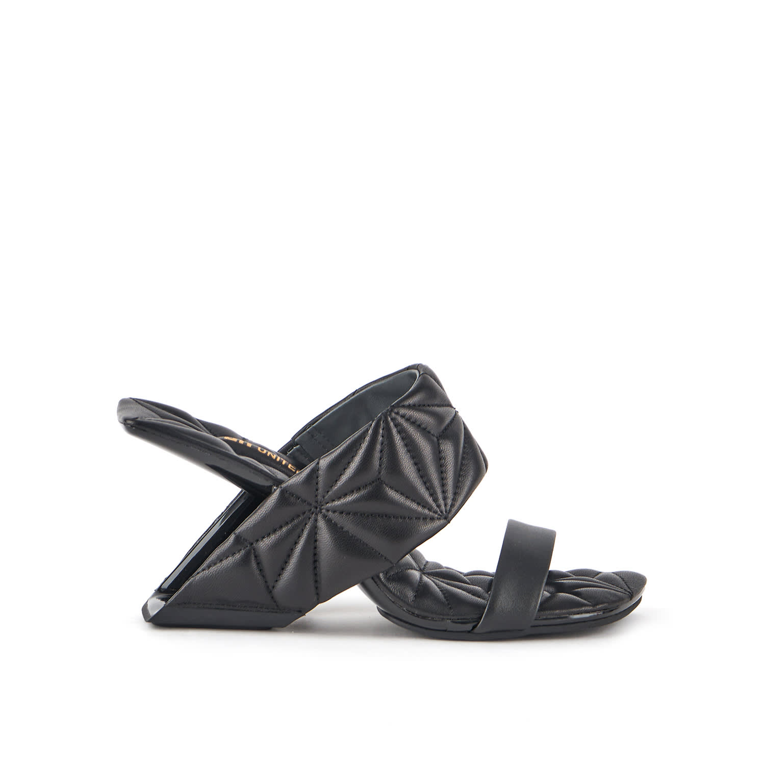 United Nude Loop Toe Hi Puffy Sandals In Black