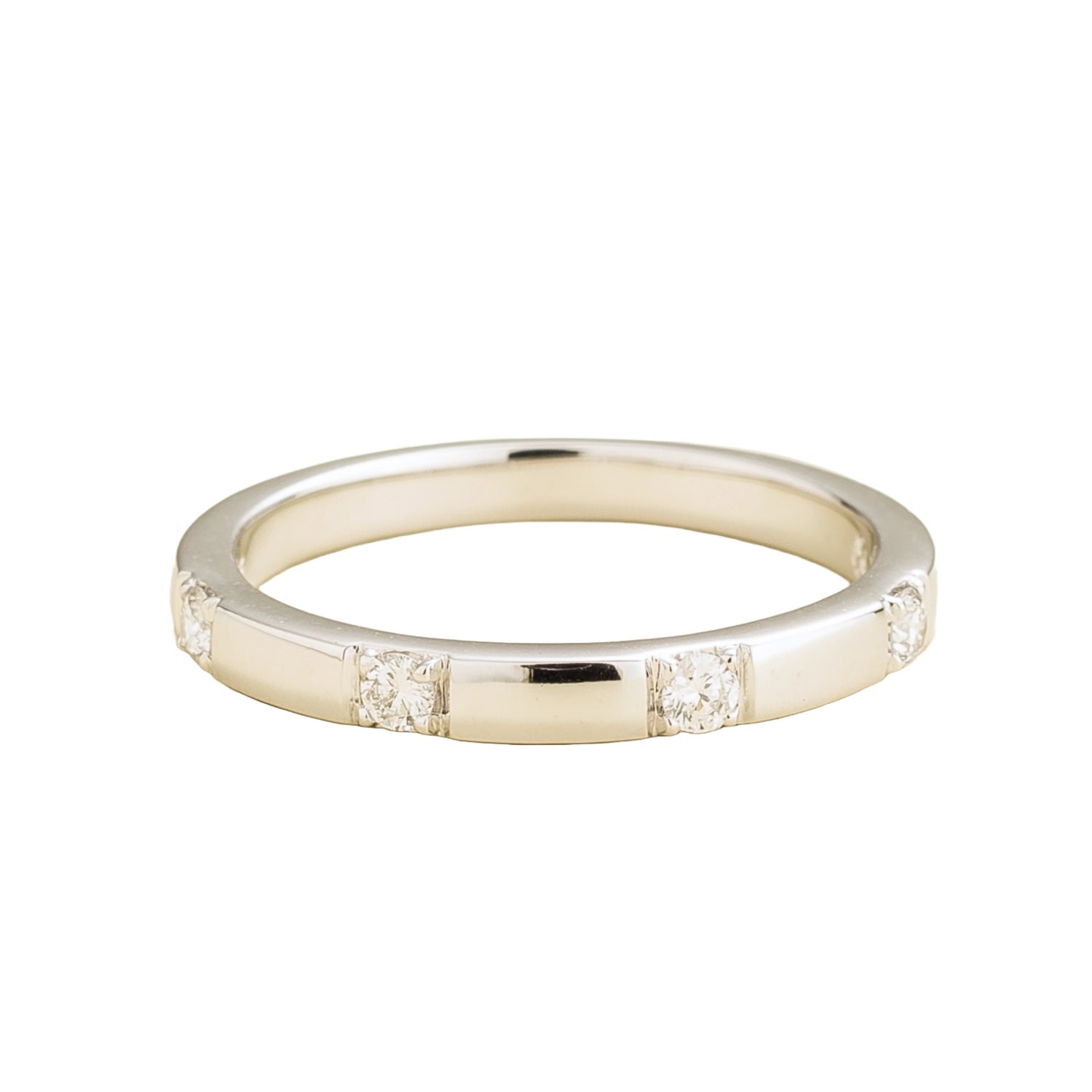 Juvetti Women's Silver / White Balans White Gold Ring Set With Diamond In Multi