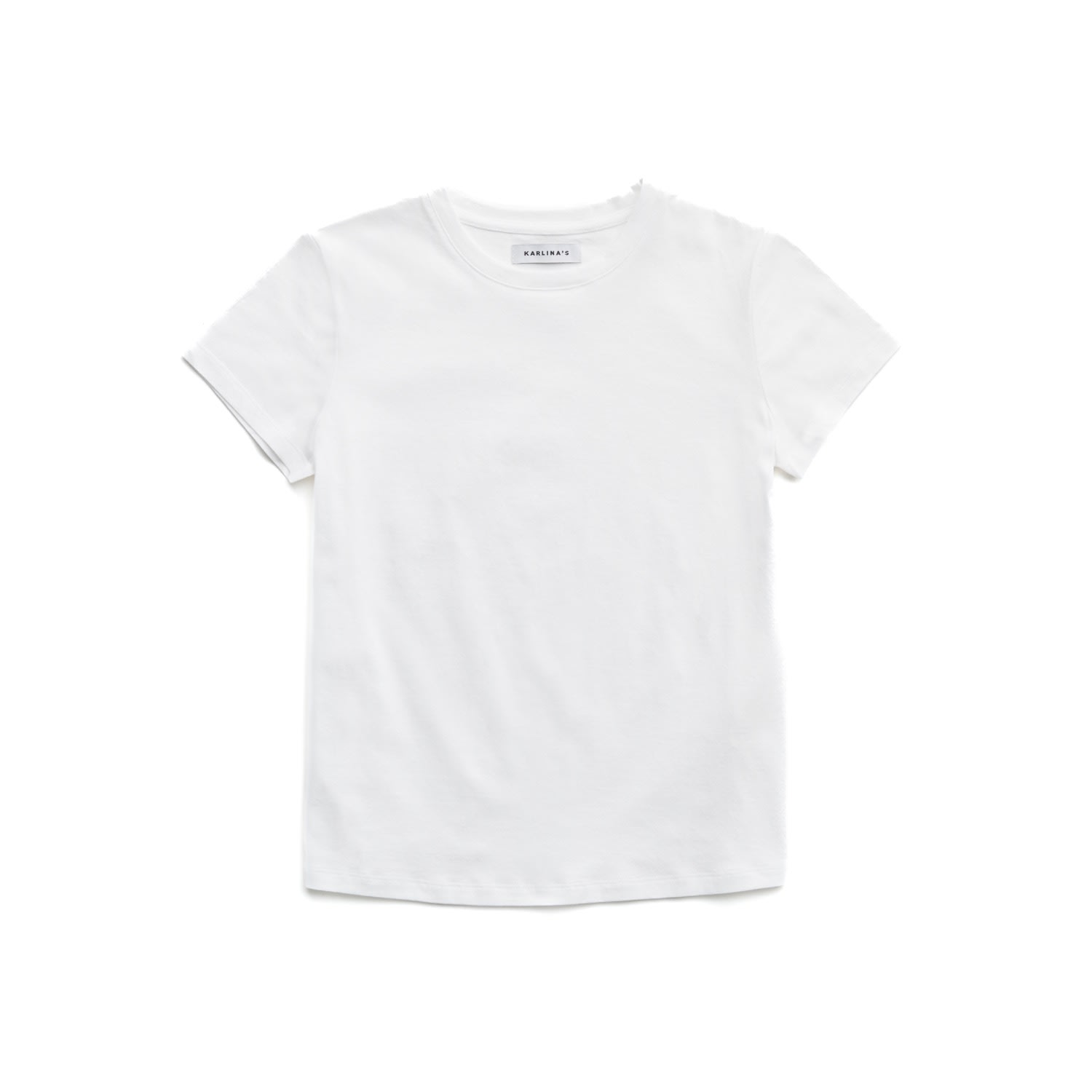 Women’s White / Neutrals Katlin Organic Cotton T-Shirt In White Small Karlina’s