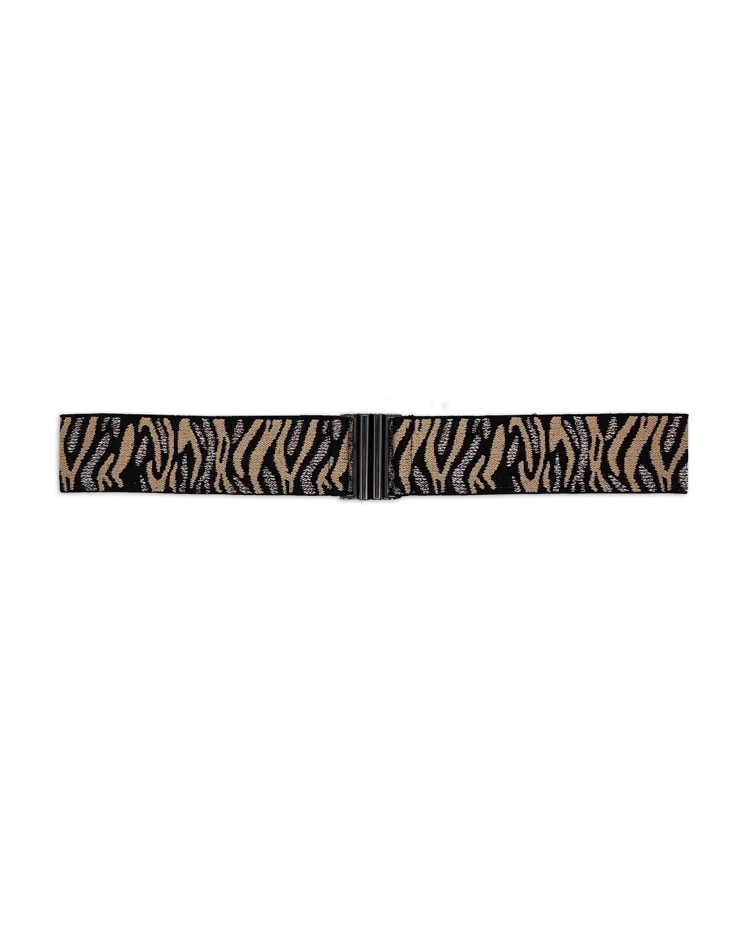 Women’s Zebra Elastic Belt 32" Nooki Design