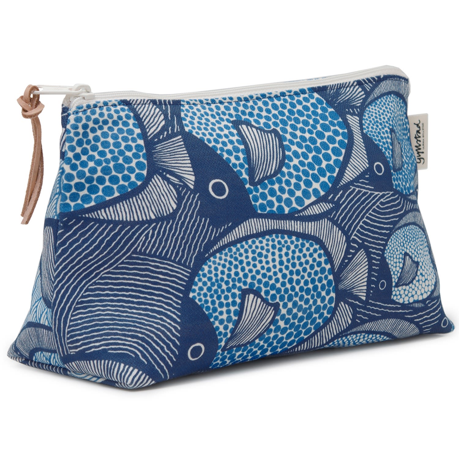Gyllstad Fiskar Blue Wash Bag L In Blue