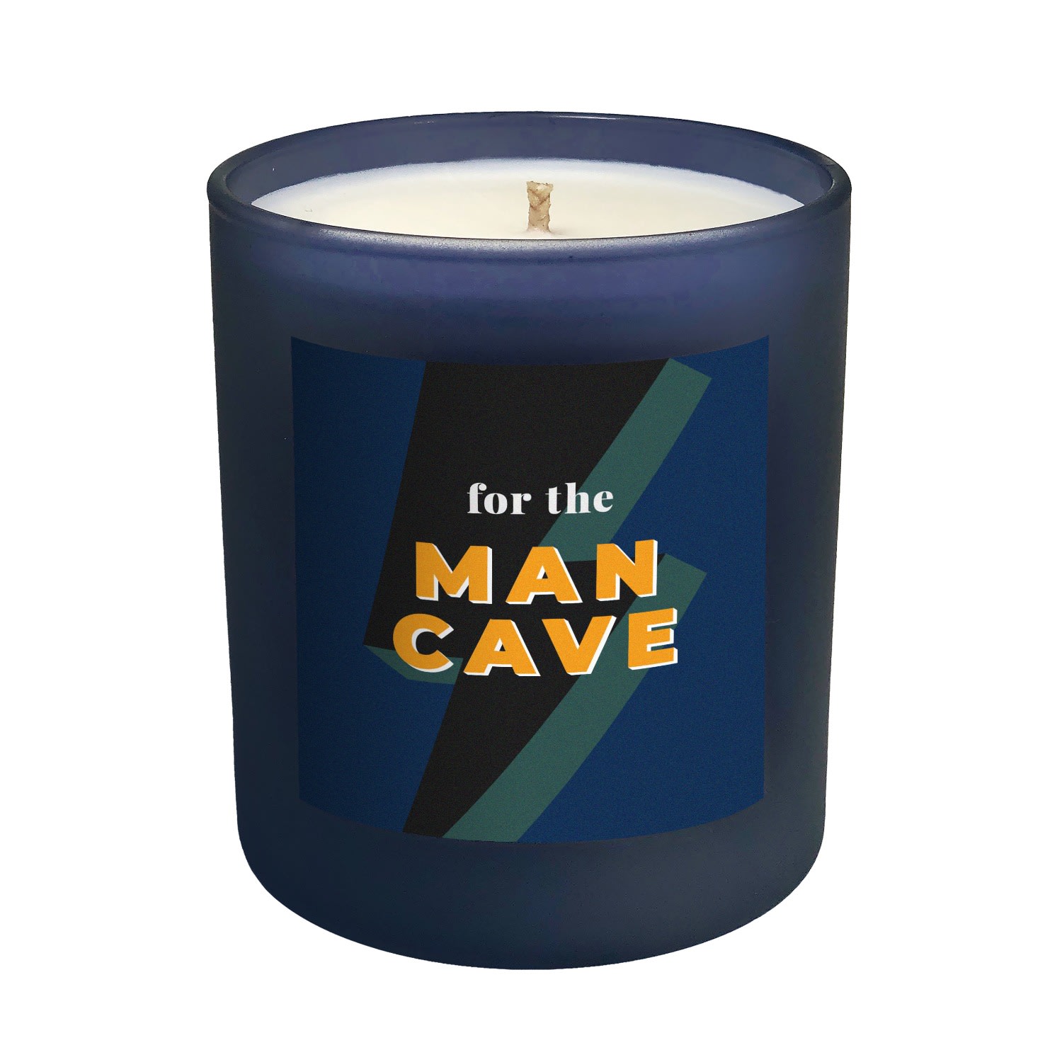 Green / Black / Blue Man Cave - Juniper Large Refillable Men’s Candle Little Karma Co. Ltd